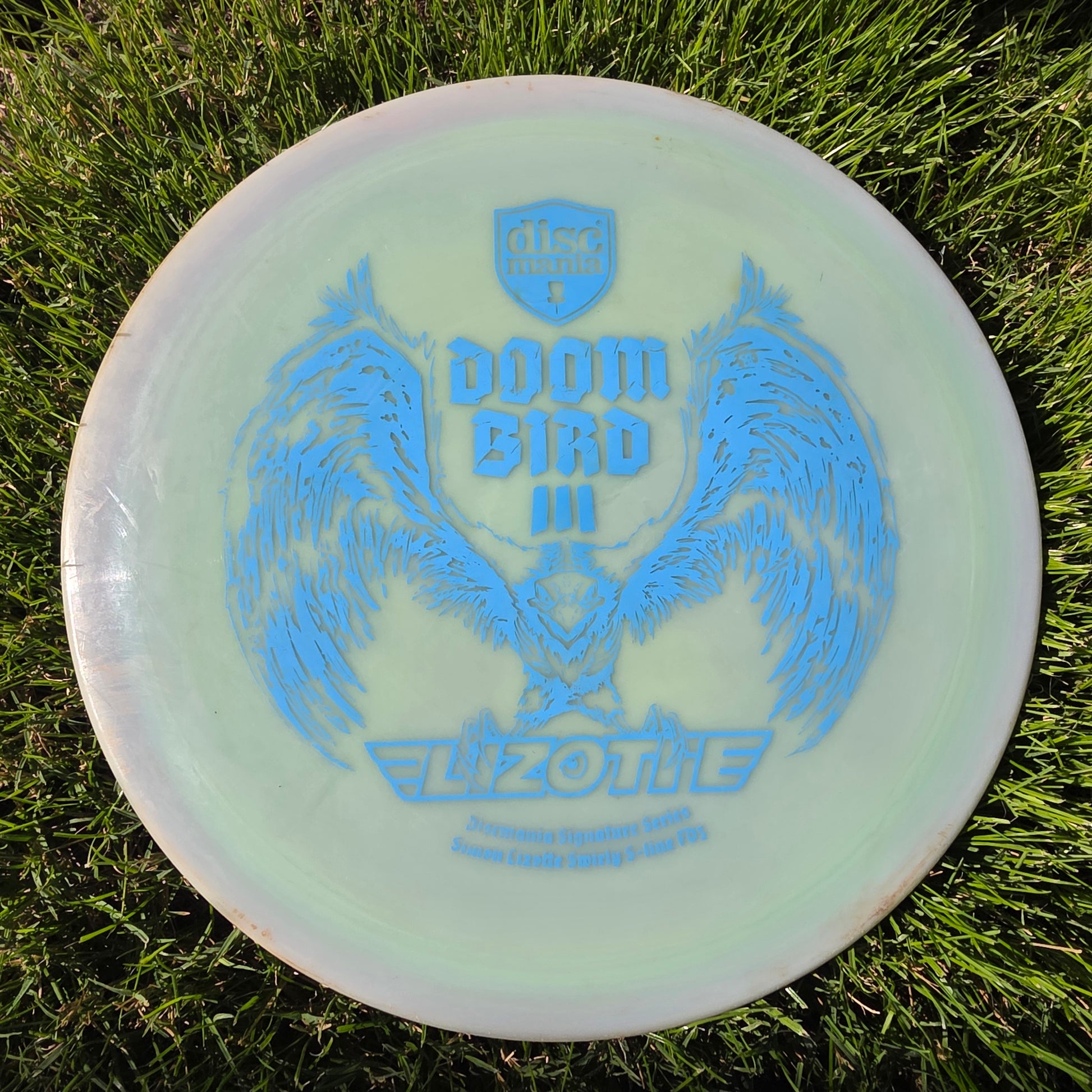 Doom Bird 3 Discmania Swirly S-Line FD3 Simon Lizotte Signature Series 175g no ink, 8/10