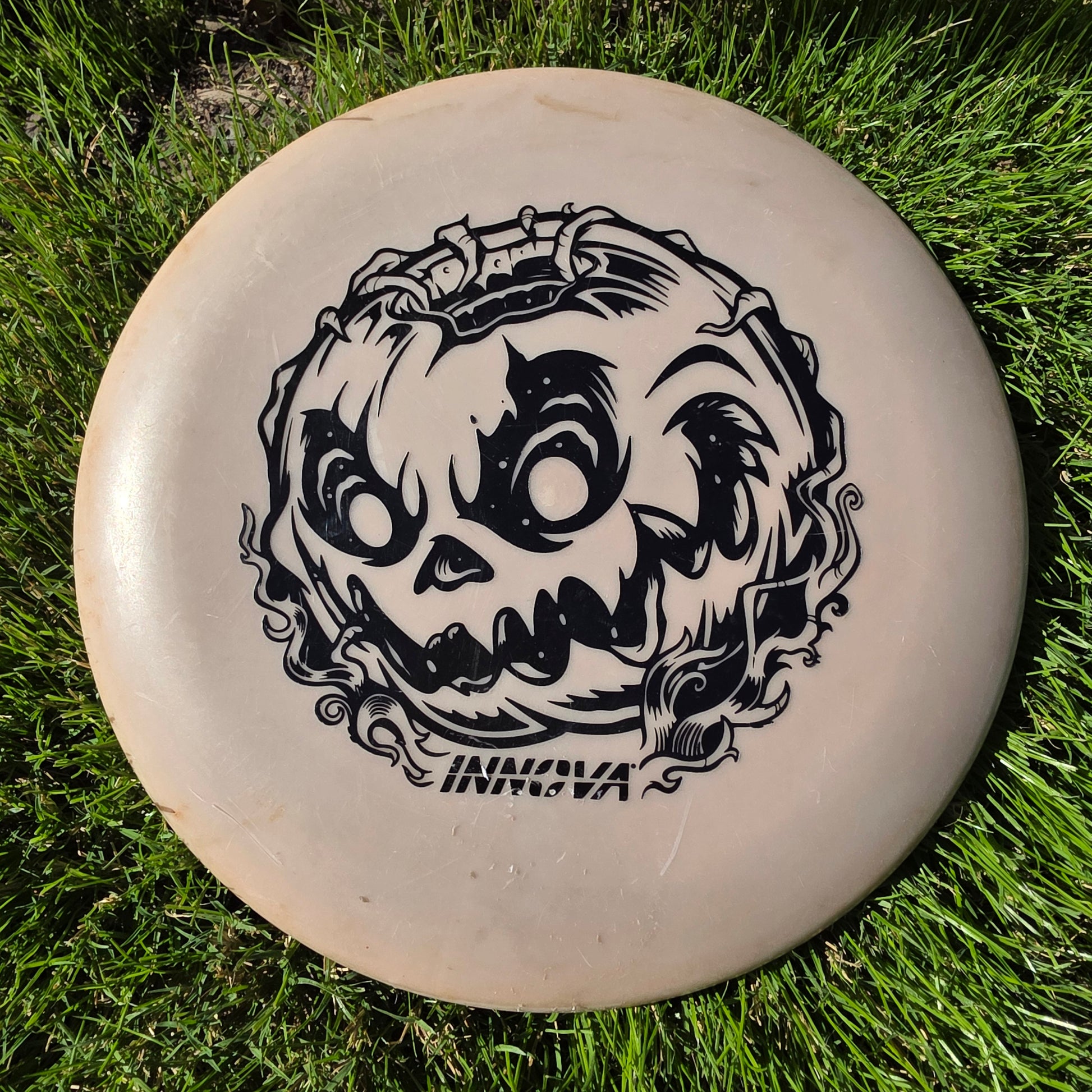 Innova DX Glow Aviar Halloween Pumkin Stamp 173.6g inked 7/10