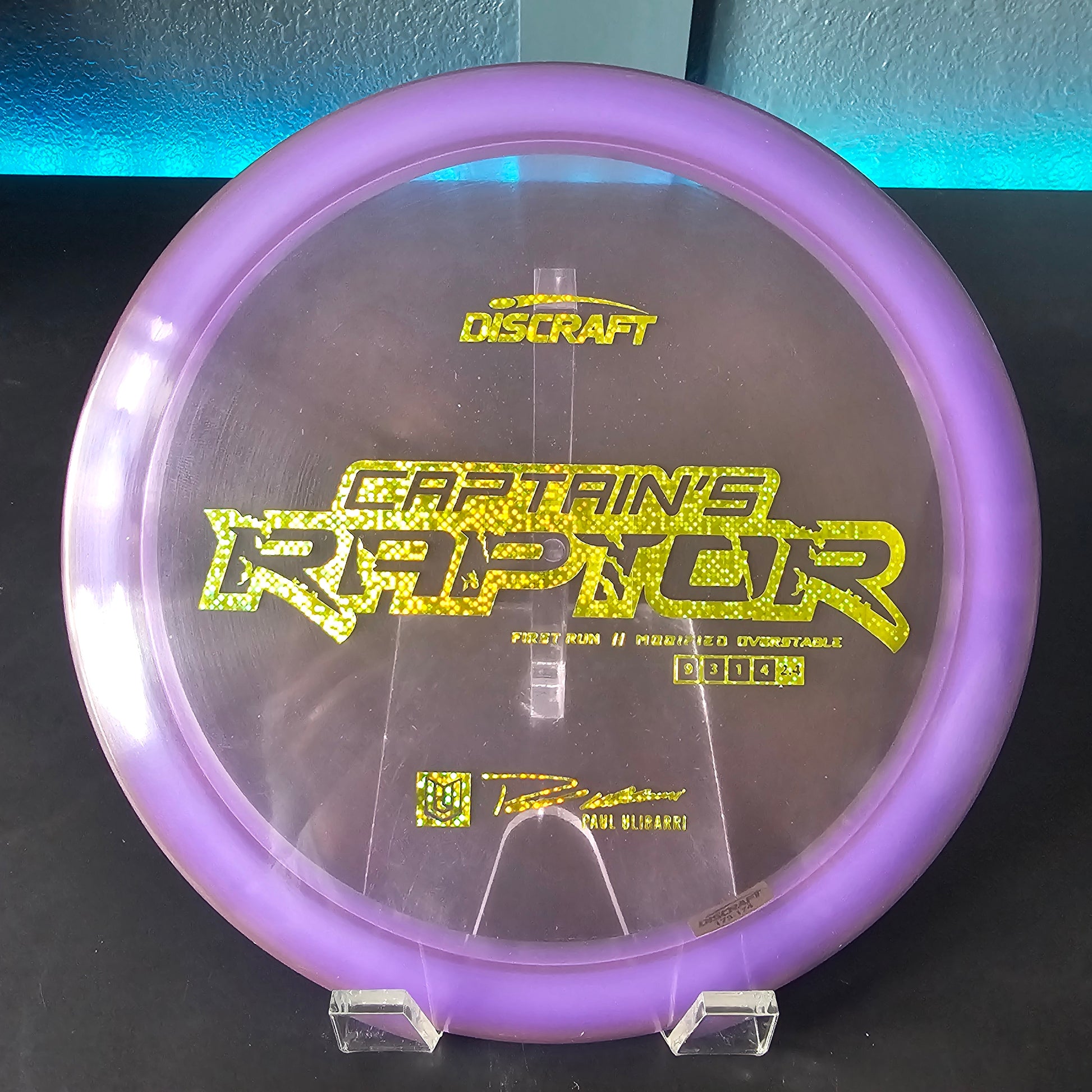 Discraft First Run Z Captains Raptor 173-4g, 9.5/10
