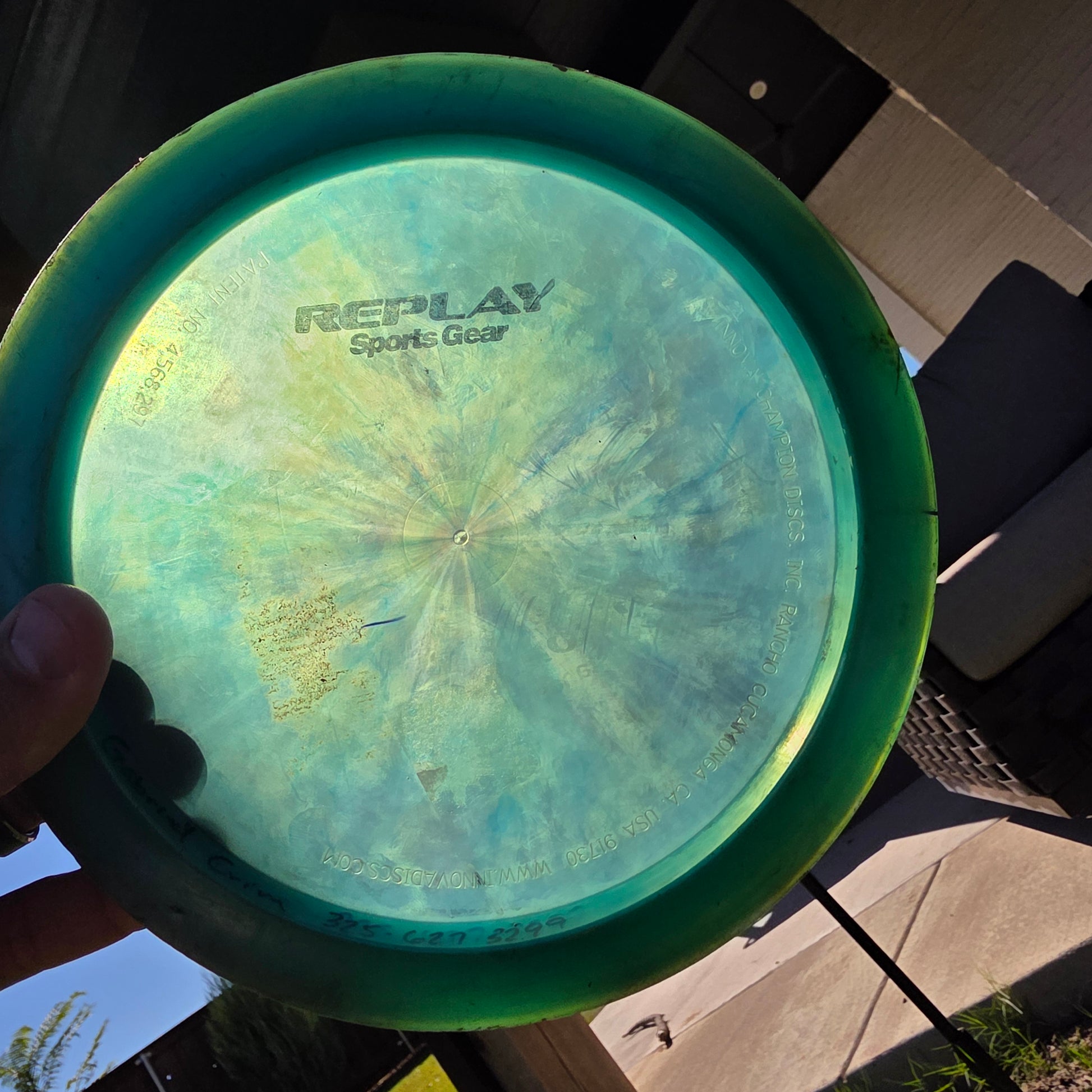 Penned Innova PFN Champion Monster 171.1g Gummy & Pearly run! rim ink 7/10