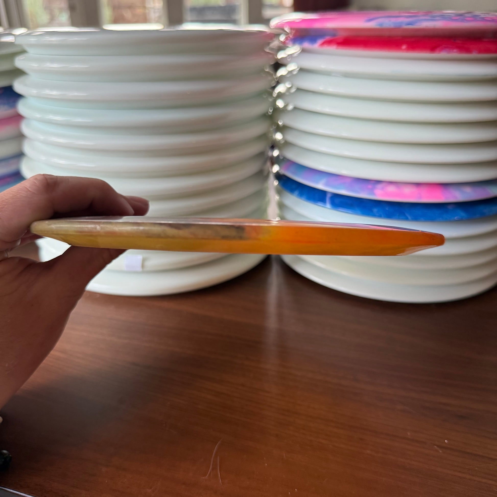 Innova Champion Glow FL Firebird Long PFN CE Era Dyed By Myself 8/10 Fingerprinty