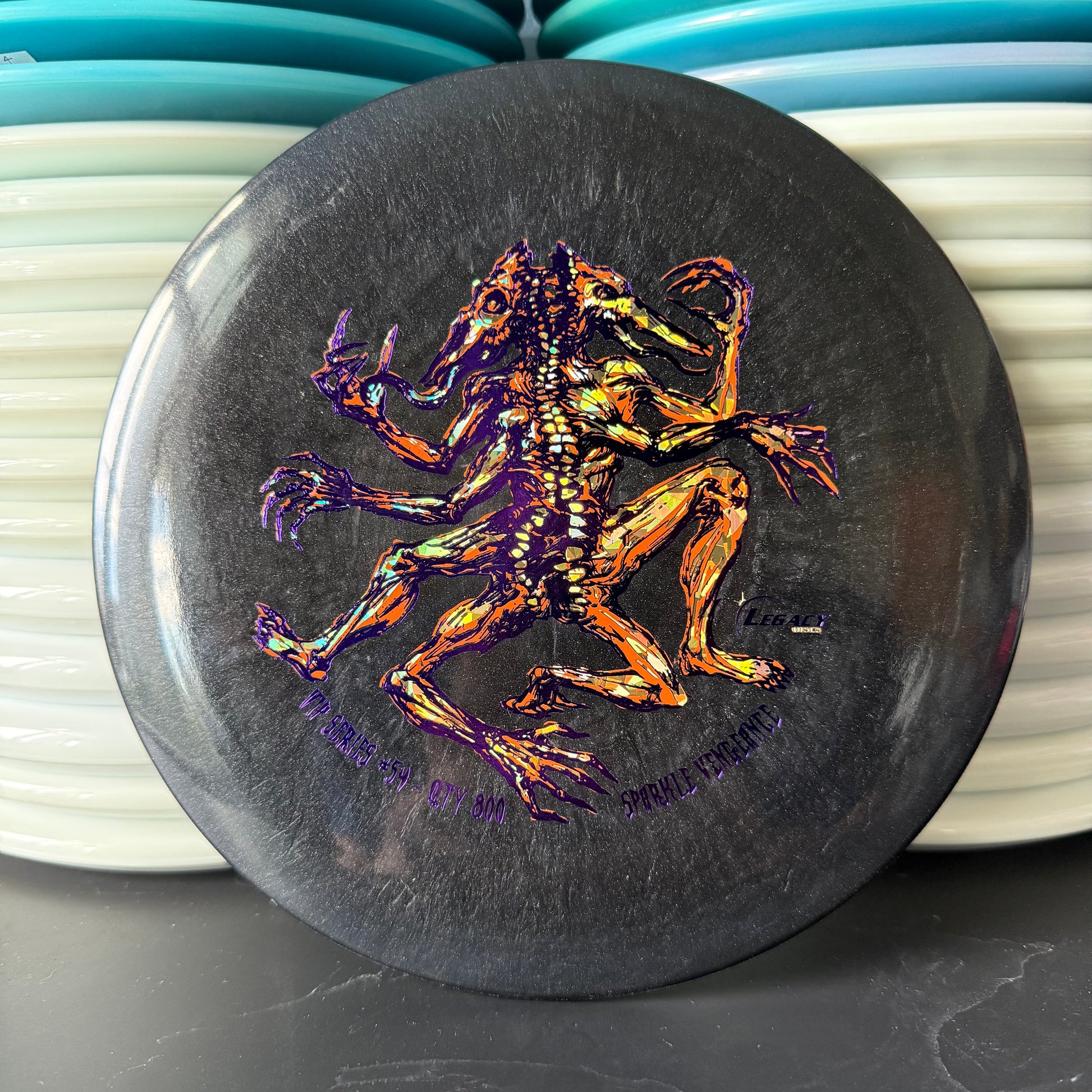 Legacy Discs Black Sparkle Vengeance VIP Series #54 9.5/10
