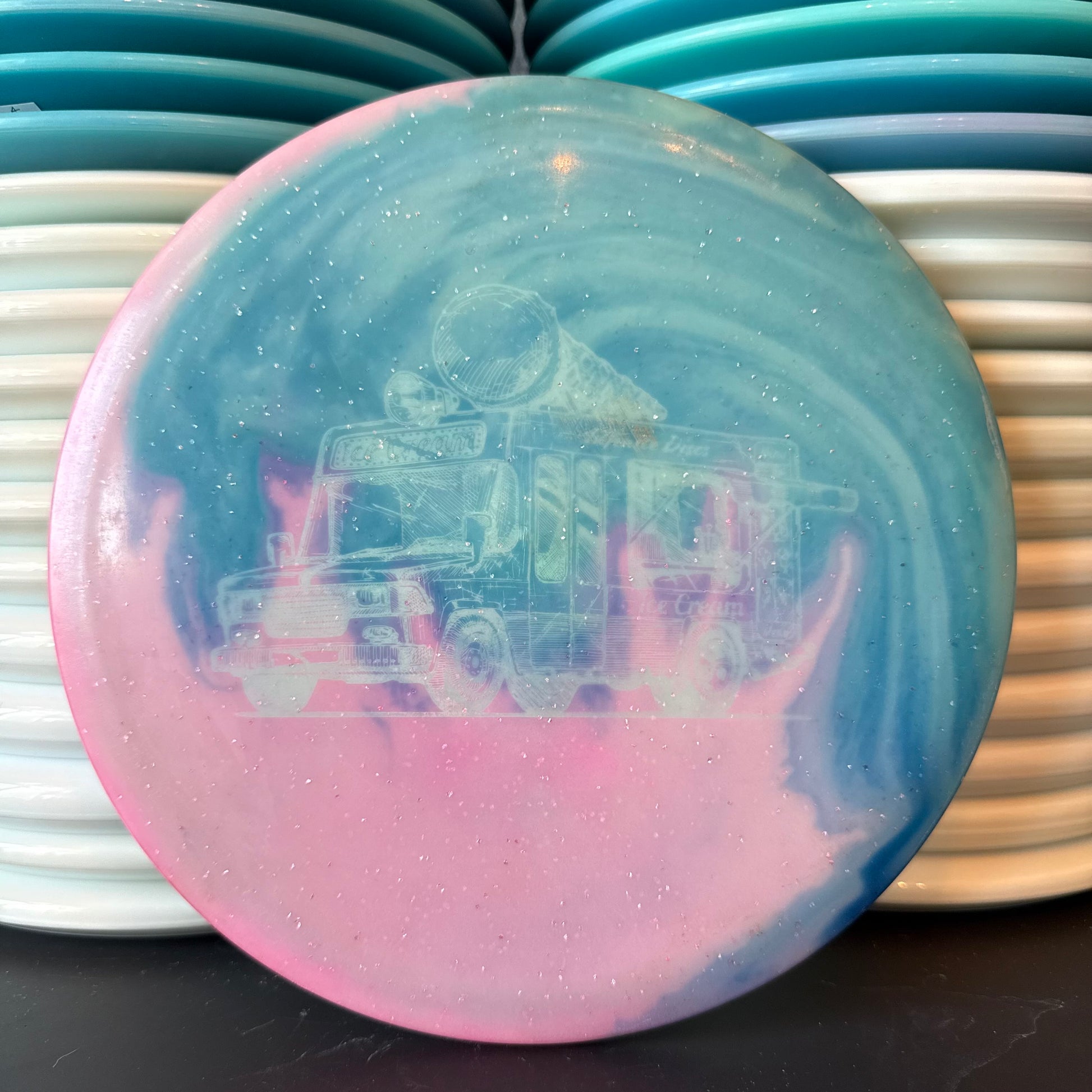 Infinite Glow Metal Flake C Blend glow Ra Dyed 8.5/10 Inked 180g