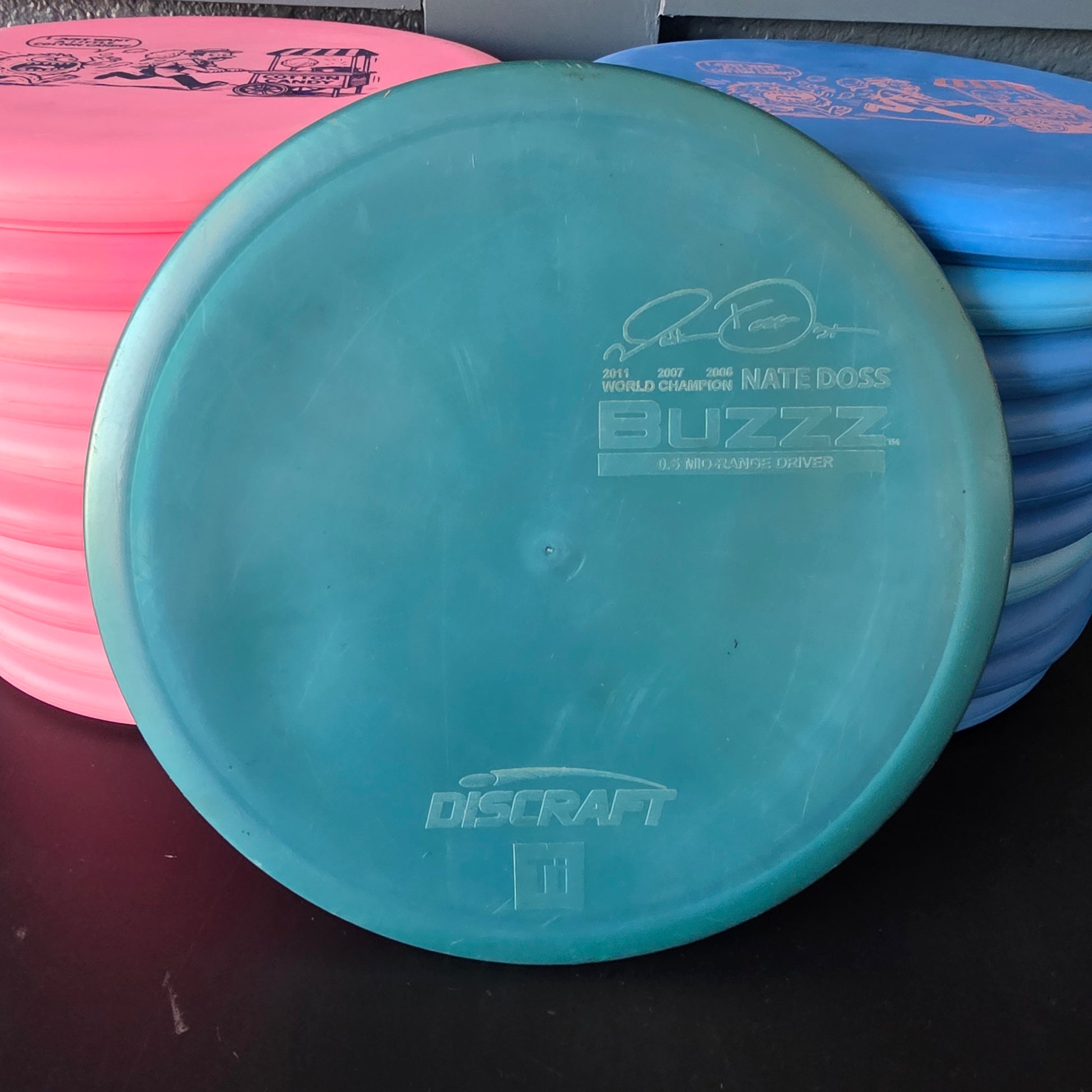 3x Discraft Nate Doss Ti Buzzz 178.8 ink puddle top 7/10