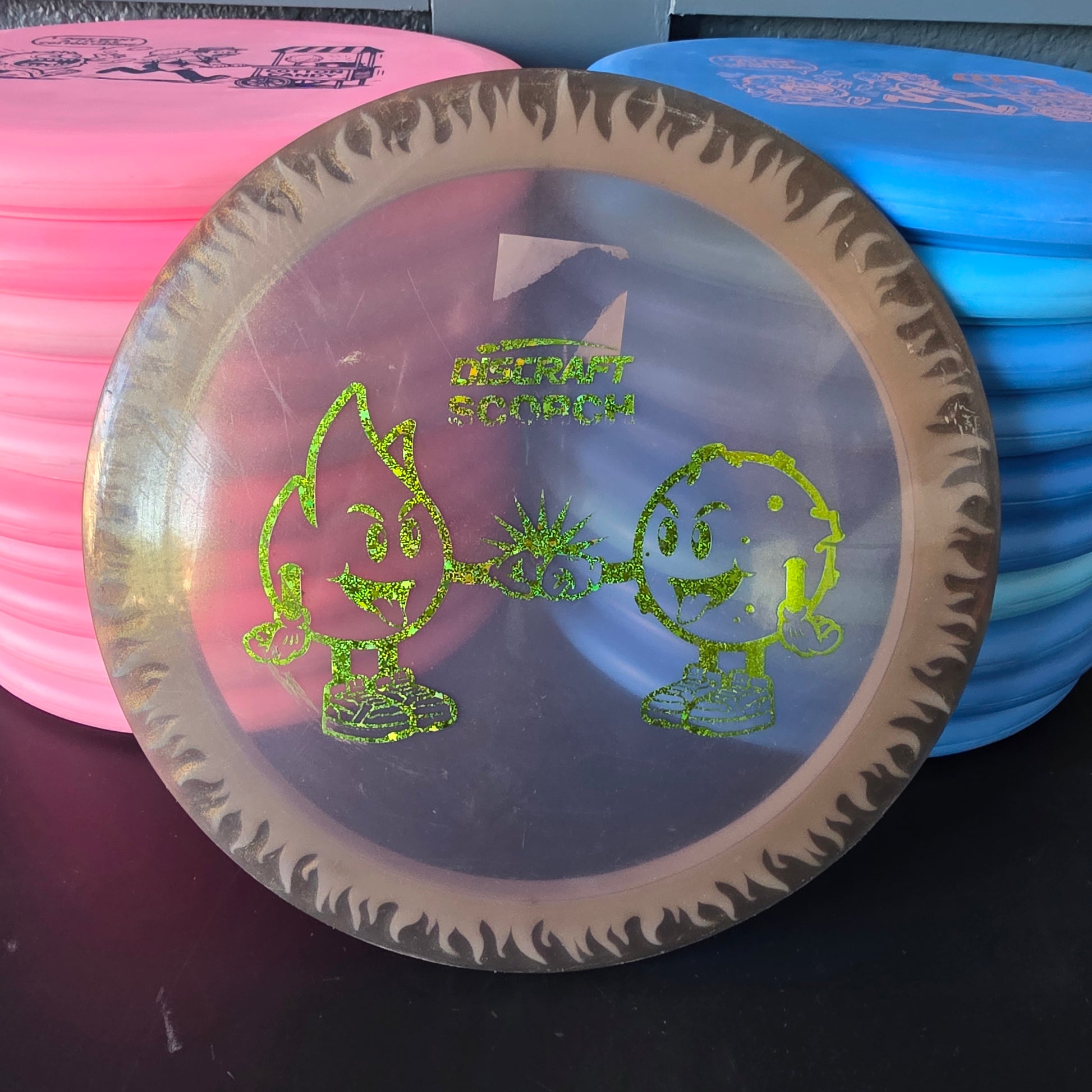 First Run Scorcher Discraft FuZed Glo Flame Scorch 175g 8/10