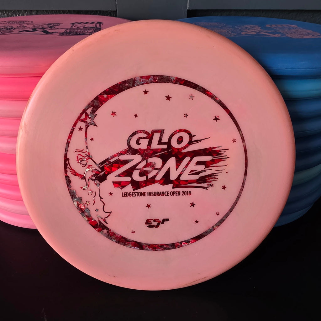 2018 Ledgestone Discraft ESP Glo Zone 174g rim ink 7.5/10