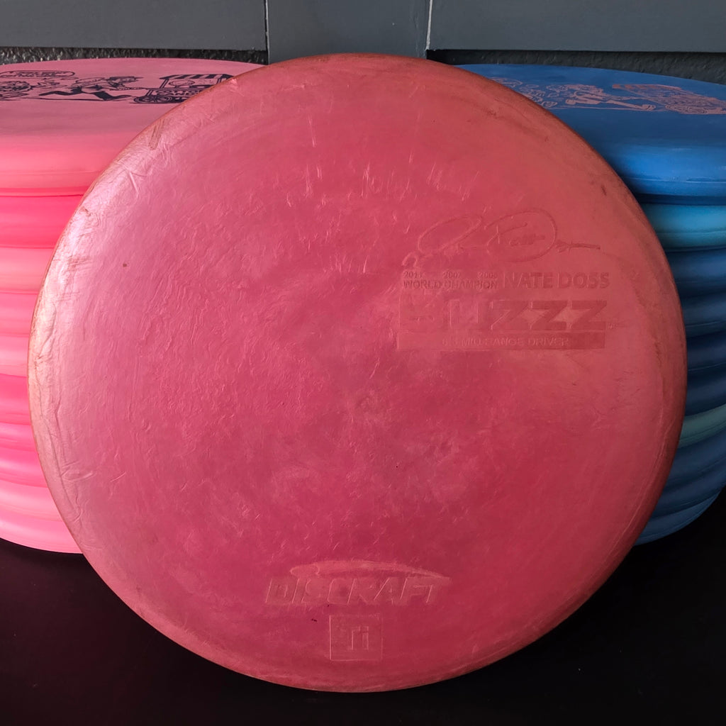 3x Nate Doss Discraft Ti Buzzz rim ink 178.1g 7/10