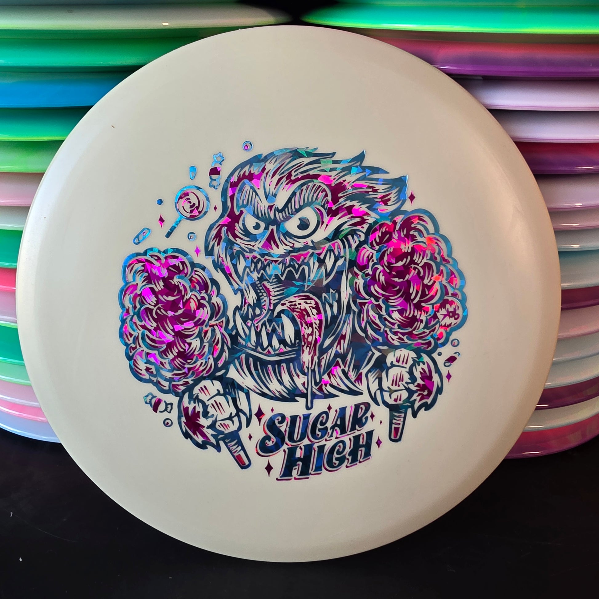 Innova DX Glow Roc 180g Sugar High 2-Foil Stamp