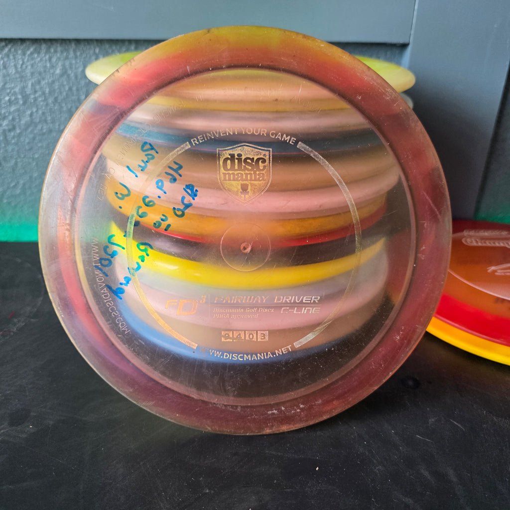Penned Discmania C-Line FD3 168g 7/10 ink