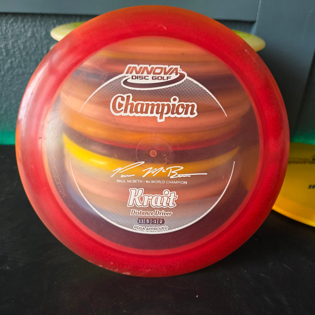 Penned OOP Innova Champion Krait 4x Paul McBeth Run 173g 8/10