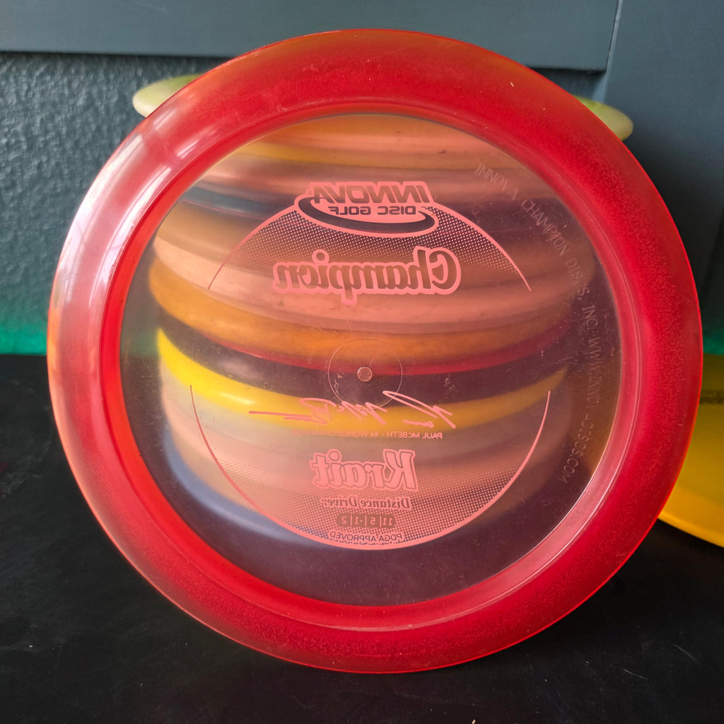 Penned OOP Innova Champion Krait 4x Paul McBeth Run 173g 8/10