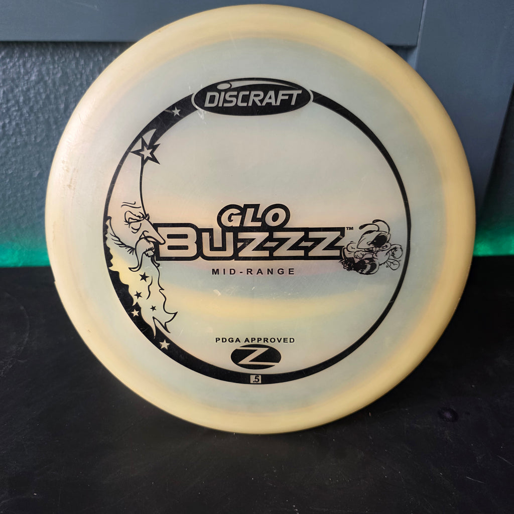 Moonman Glo PFN Discraft Z Buzzz 180g 7/10 rim ink