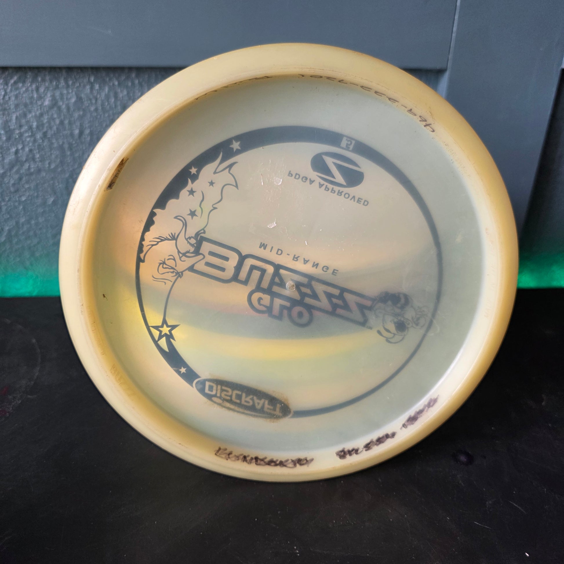 Moonman Glo PFN Discraft Z Buzzz 180g 7/10 rim ink