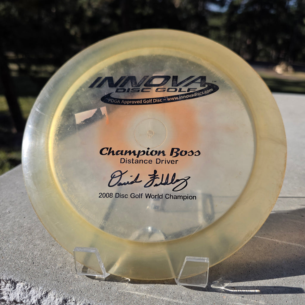 Dave Feldberg PFN penned 2008 Innova Champion Boss 174g 7/10