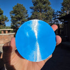 Cotton Candy Disc Golf flexible Mini Marker with stars graphics across the face