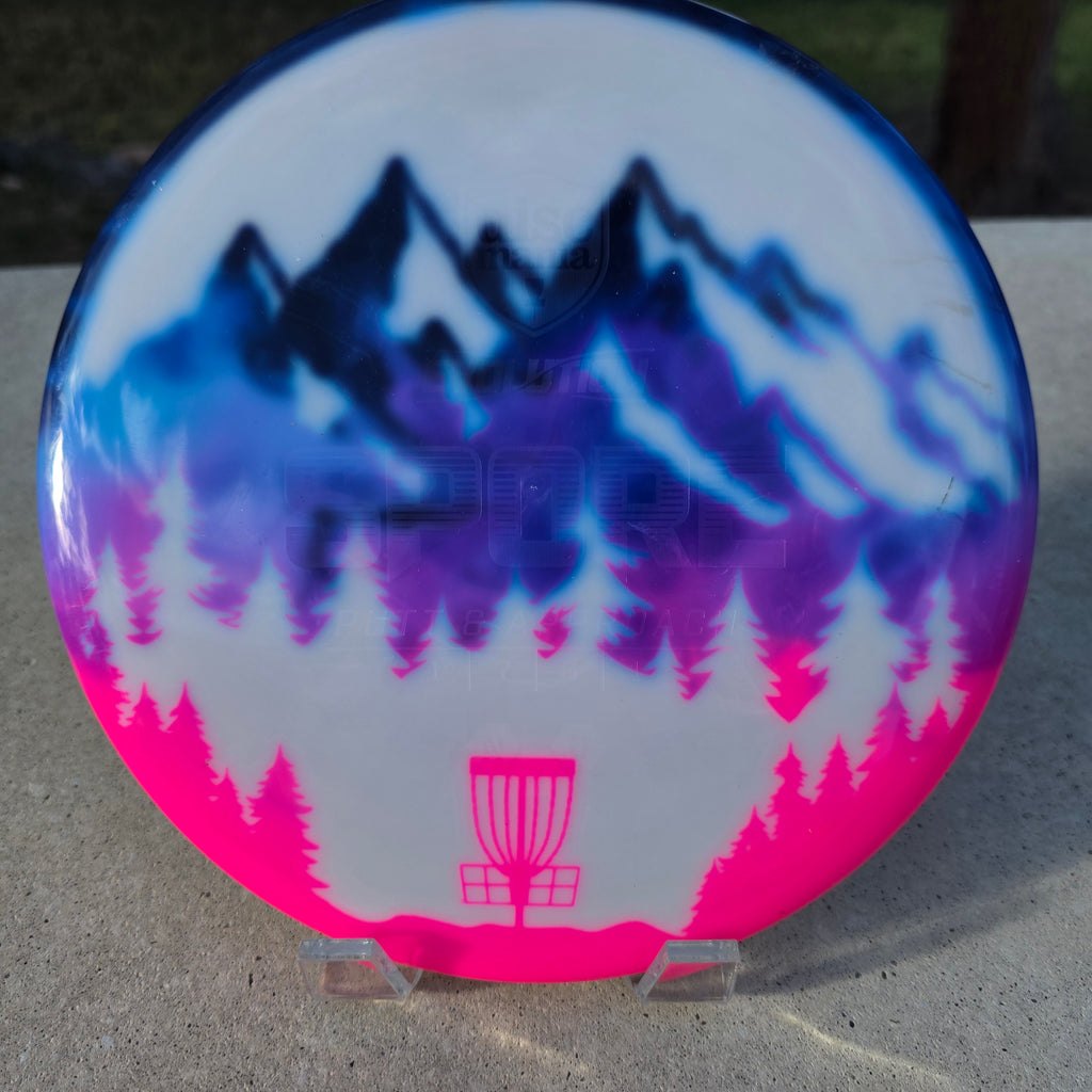 Gannons Throw Joe's dyed Discmania Neo Spore 9/10
