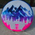 Gannons Throw Joe's dyed Discmania Neo Spore 9/10