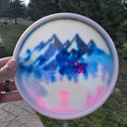 Gannons Throw Joe's dyed Discmania Neo Spore 9/10