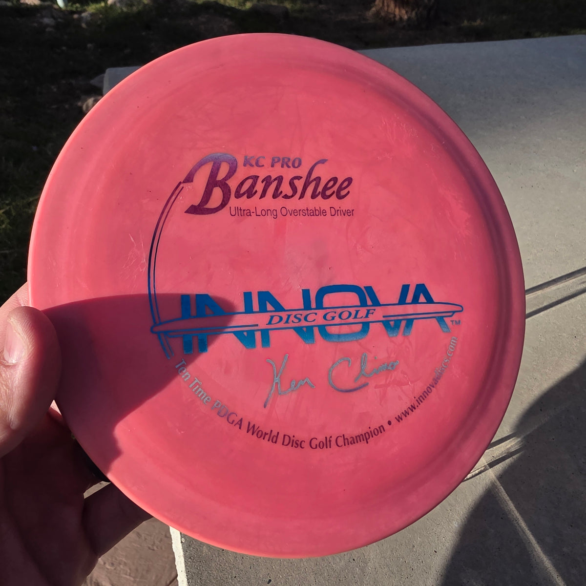 10 Time Innova Kc pro Banshee 172g unthrown