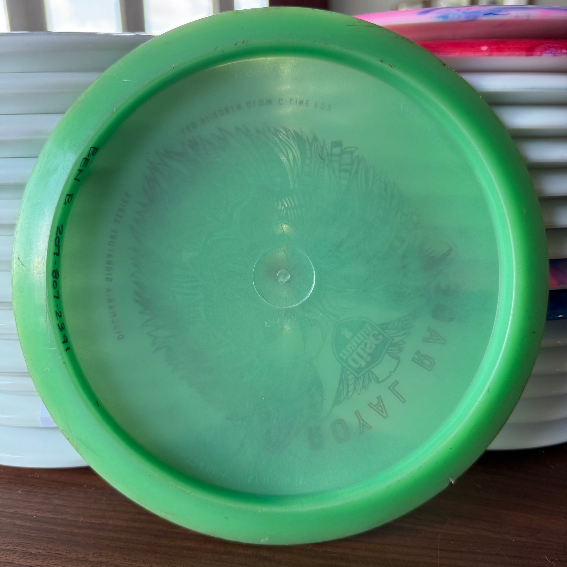 Discmania Glow C Line Royal Rage FD2 Leo Piironen Signature Series 6/10 inked