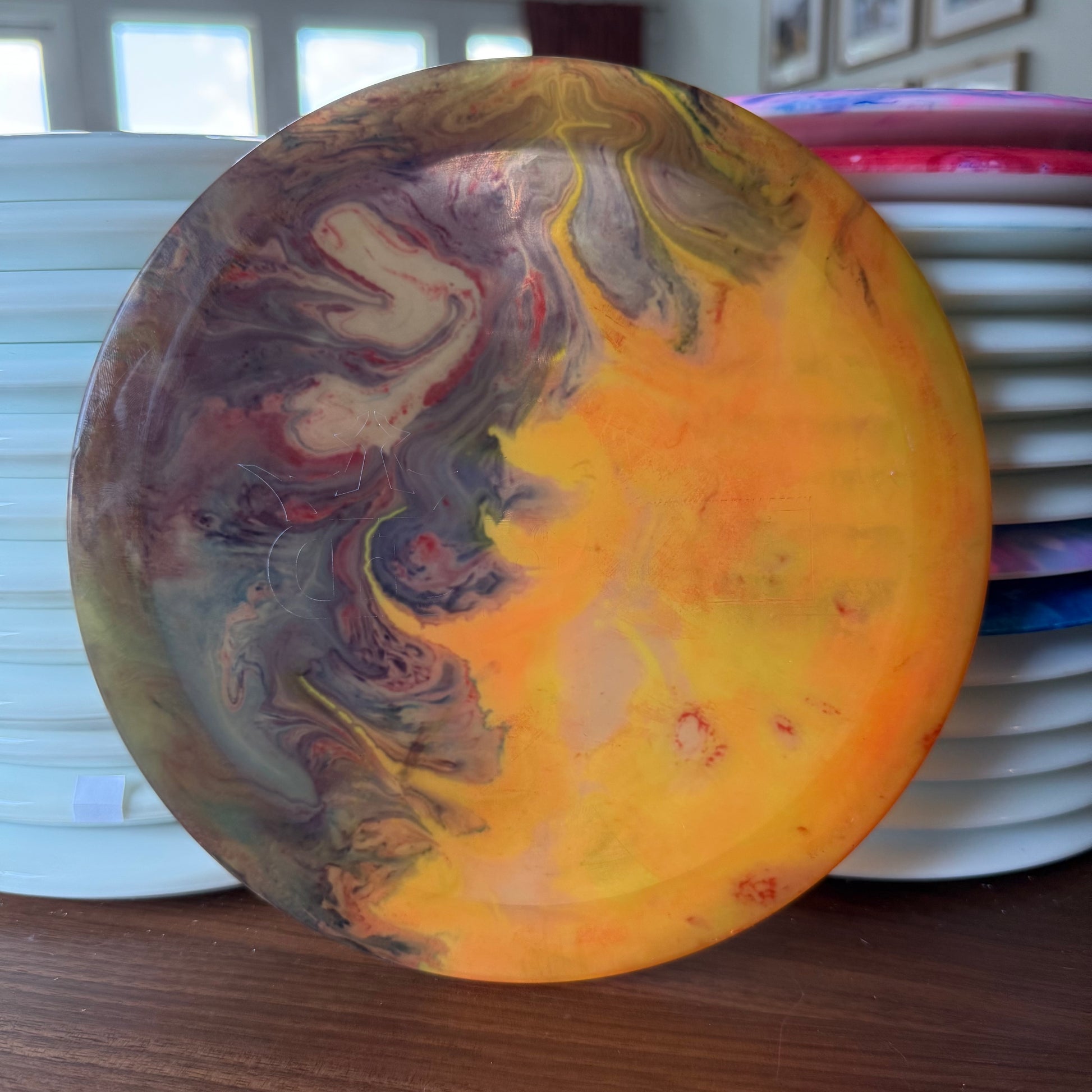 Innova Champion Glow FL Firebird Long PFN CE Era Dyed By Myself 8/10 Fingerprinty