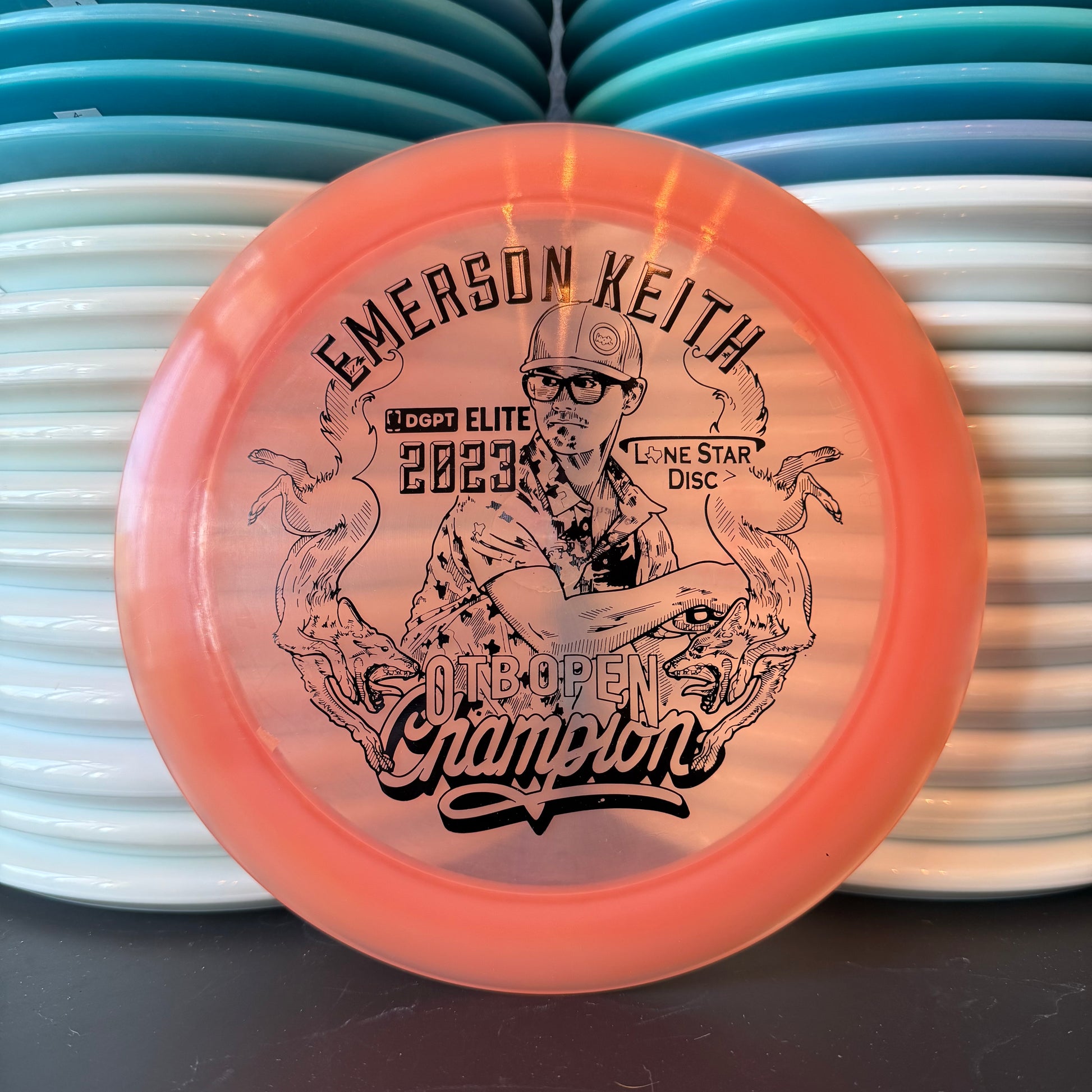 Lone Star Discs Charlie Bayonet 2023 Emerson Keith OTB Open Champion commemorative