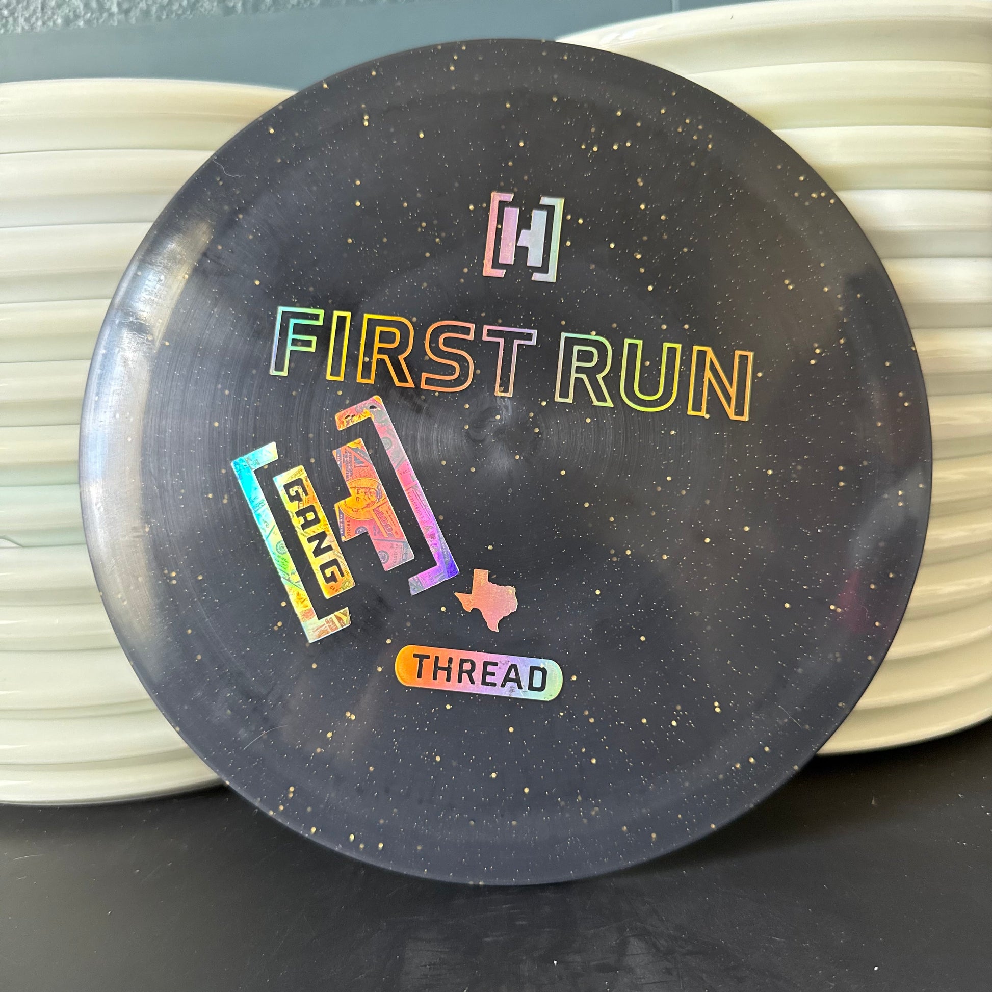 Hooligan Disc First Run Thread Team Stamp 67/250 9.5/10