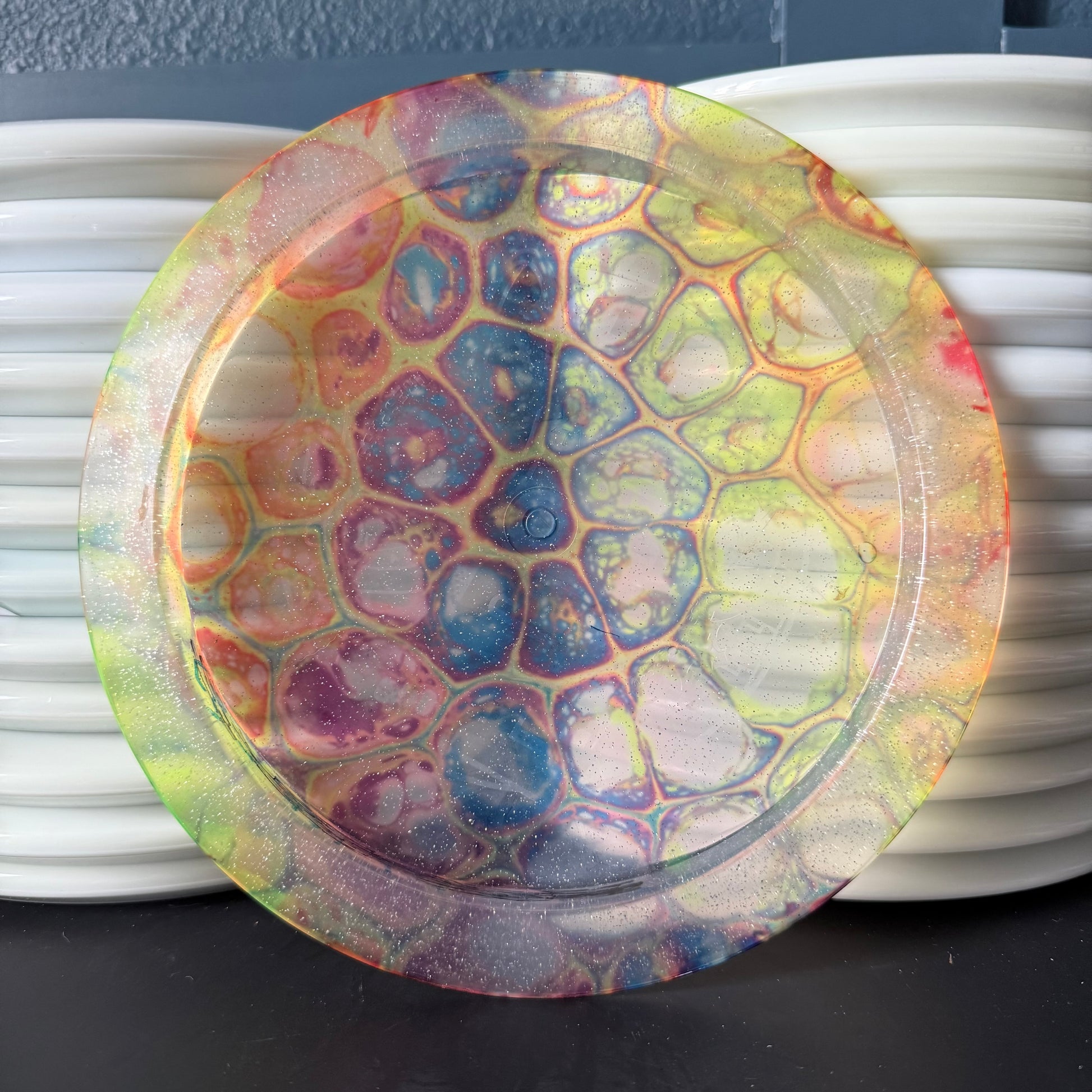 Dynamic Discs Lucid Sparkle Trespass Dyed By Myself Cell Style 172.2g 8/10