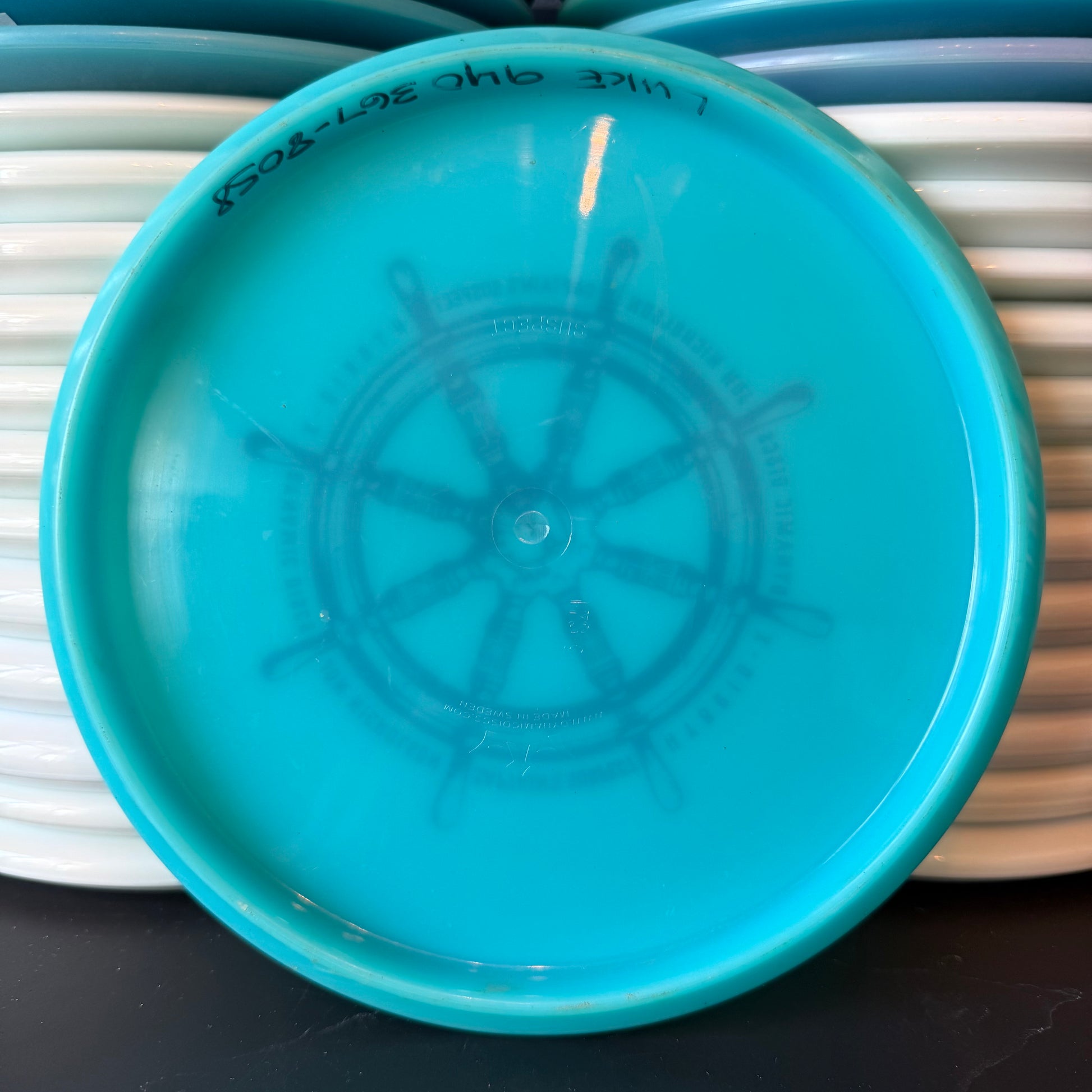 Dynamic Discs Hybrid X Suspect Jon Nicholson Captains Suspect 8.5/10 Inked
