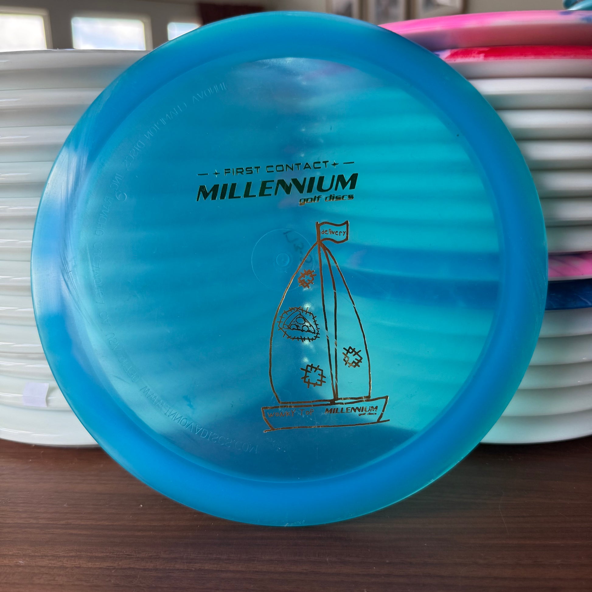 Millinium Quantum Vela First Contact Wonky Top Stamp 8.5/10
