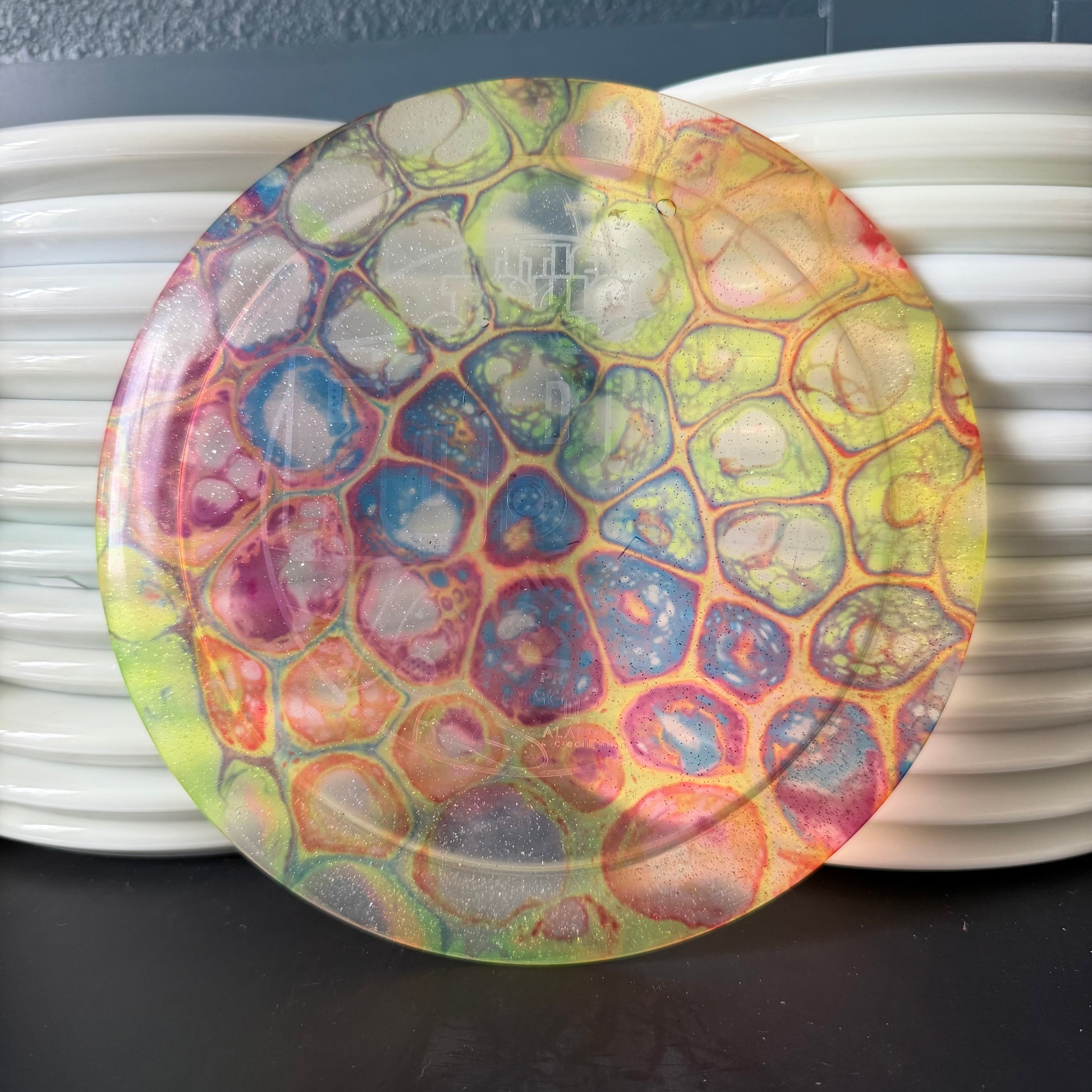Dynamic Discs Lucid Sparkle Trespass Dyed By Myself Cell Style 172.2g 8/10