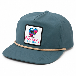 Cotton Candy Disc Golf Rope Hat