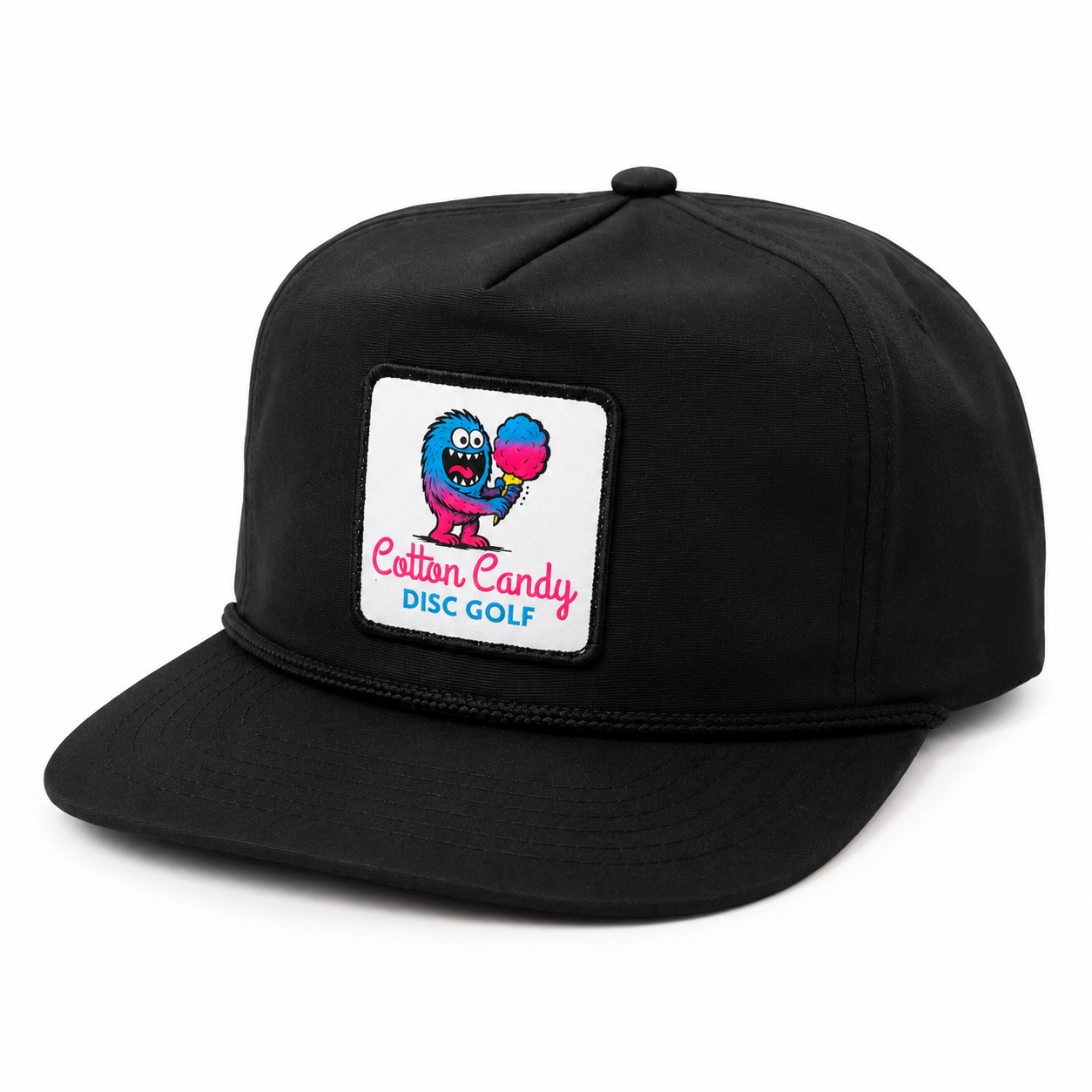 Cotton Candy Disc Golf Rope Hat