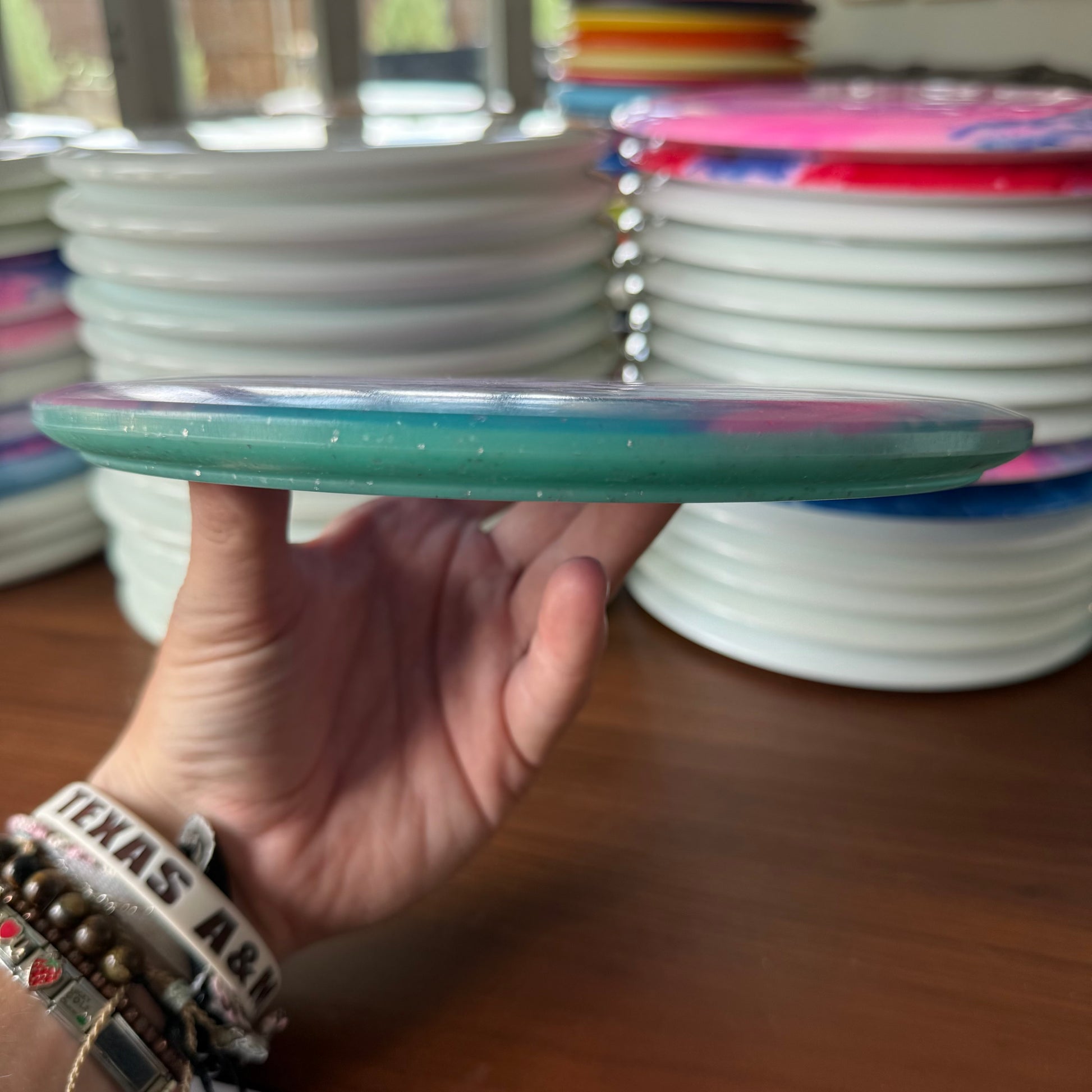 Infinite Glow Metal Flake C Blend glow Ra Dyed By Myself 9/10