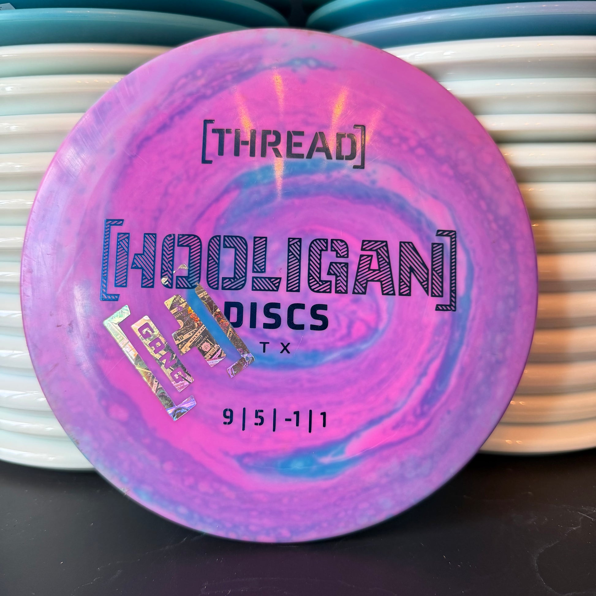 Hooligan Discs Thread Team Stamp Dyed 8.5/10