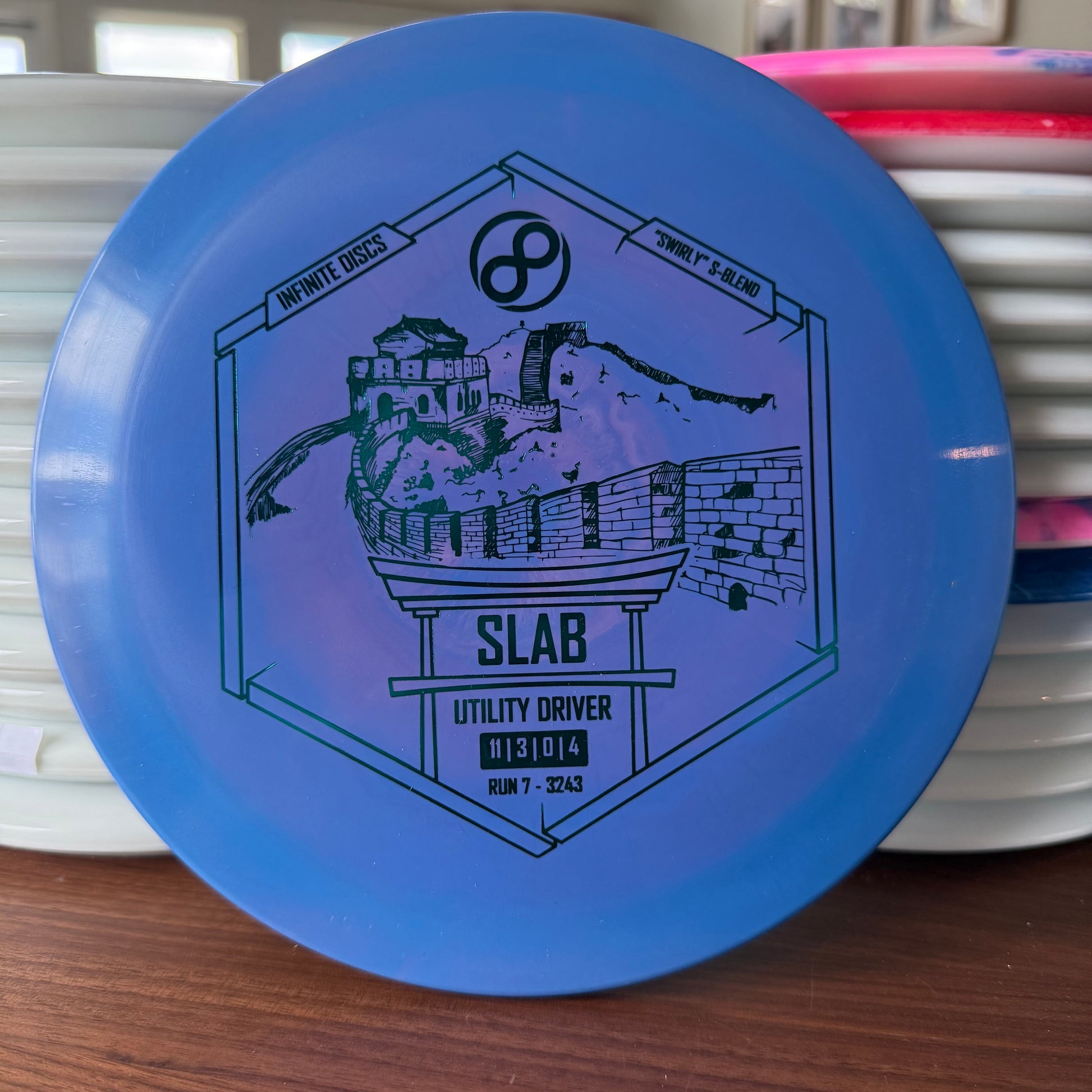 Infinite Swirly S Blend Slab 9/10