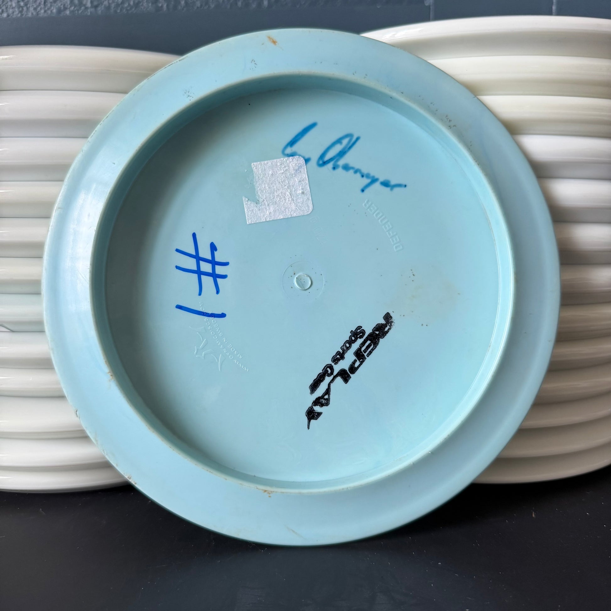 Dynamic Discs Fuzion Defender 7.5/10 Inked 170g