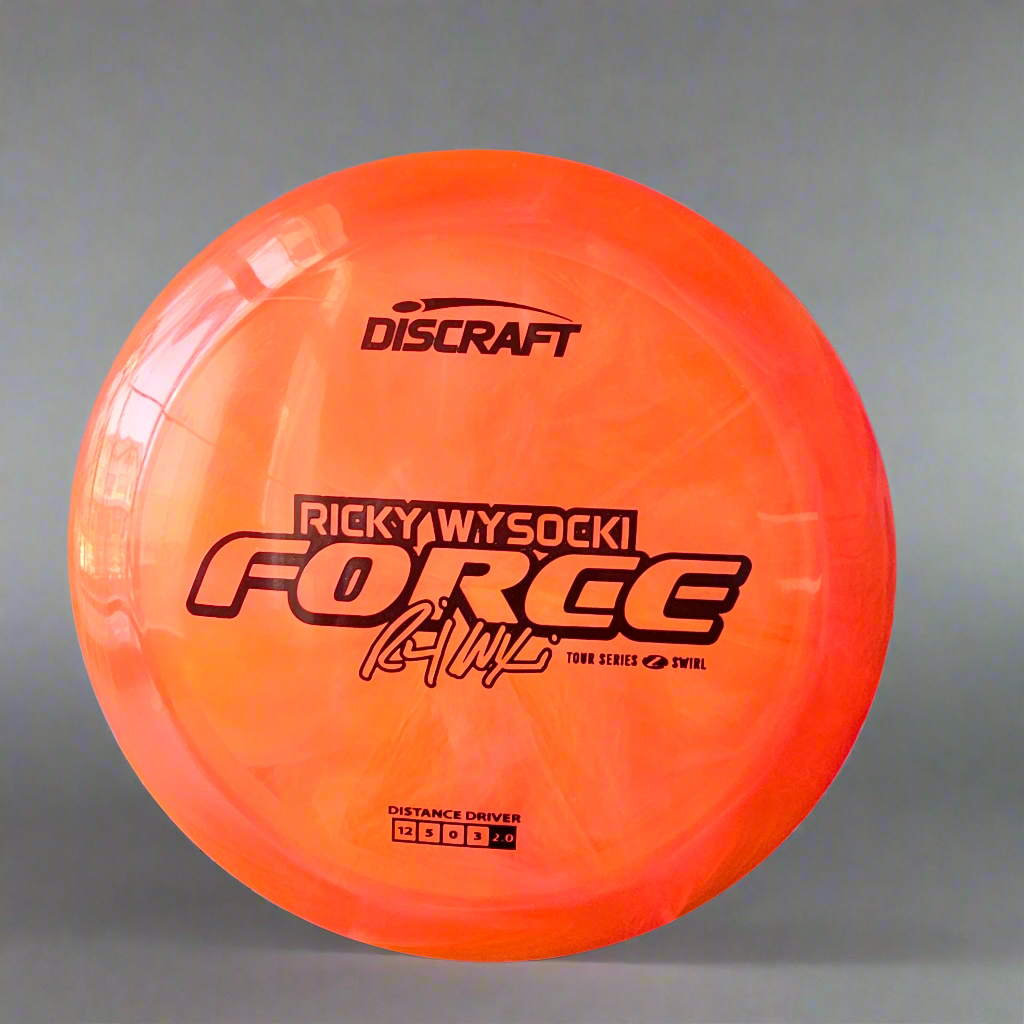 Discraft 2025 Tour Series Ricky Wysocki Z Swirl Force - 173-4g, 9/10