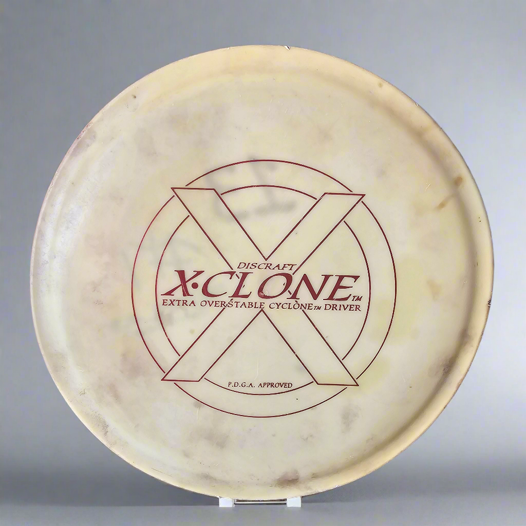 Discraft Xclone Pfn Cyclone walled lake tooling 176g, pat #s, 6/10, inked