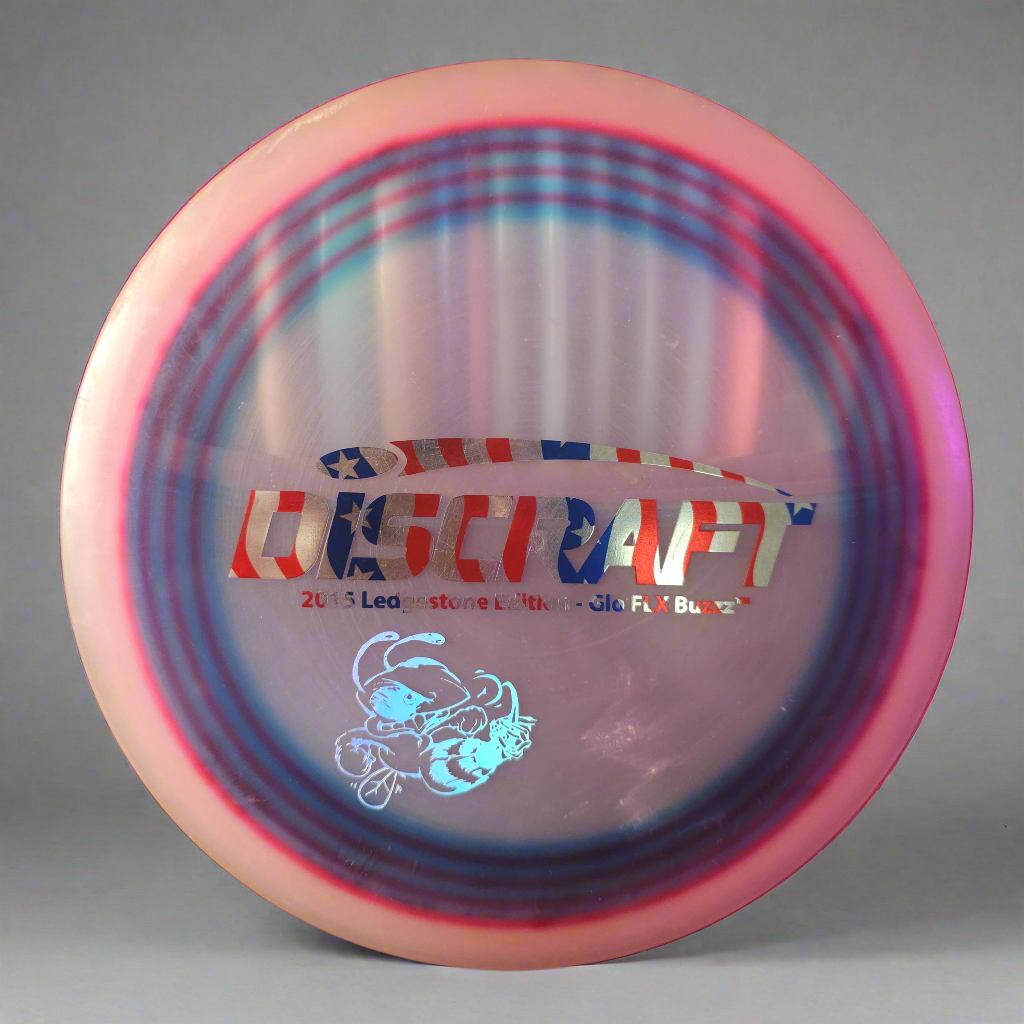 2015 Discraft Ledgestone Glo Flx Buzzz Spin dye 177g ink