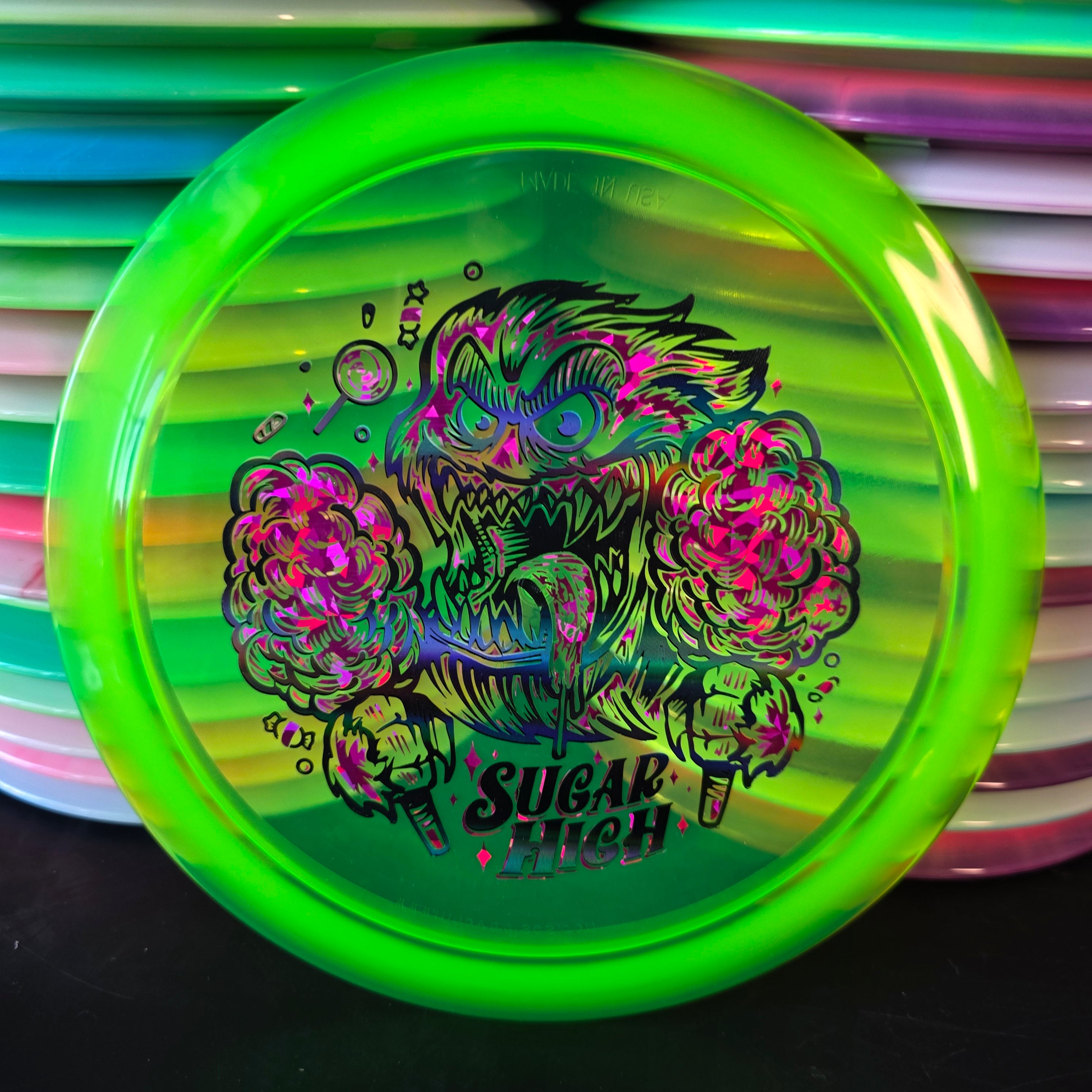 Innova FLAT TOP Champion Firebird 173-5g Sugar High 2-Foil Stamp
