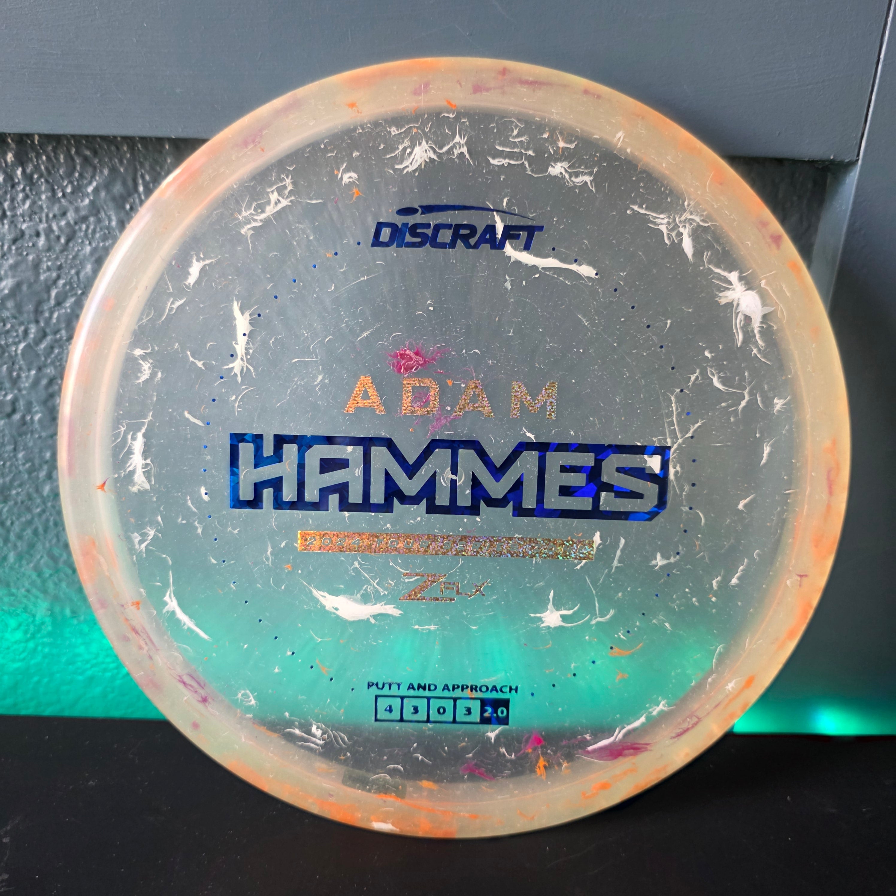 New 2024 Discraft Tour Series Jawbreaker Z Flx Zone Adam Hammes 174g 9.5/10