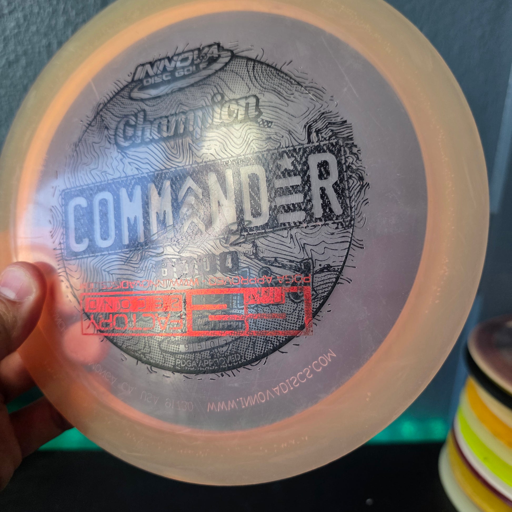 Penned 3x paul mcbeth Innova Champion Thunderbird 174g with commander overstamp 7/10
