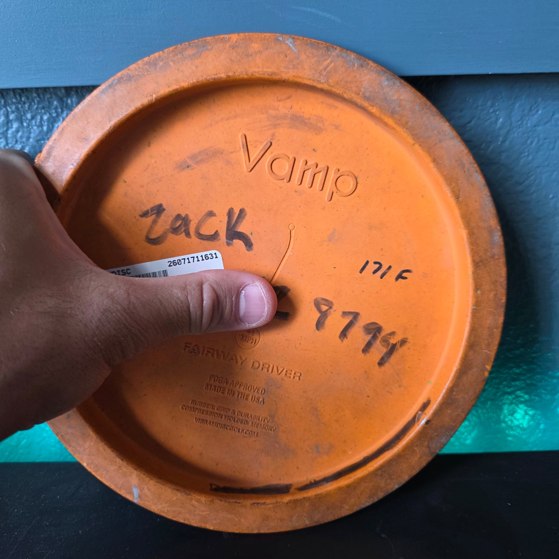Oop Vibram Firm Vamp puddle top 171g inked 5/10