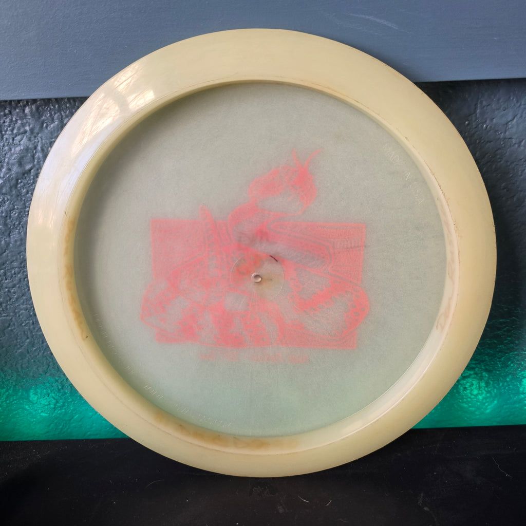 Penned Nate perkins 2017 Discmania Glow C-line CD2 175g wiped rim ink 8/10