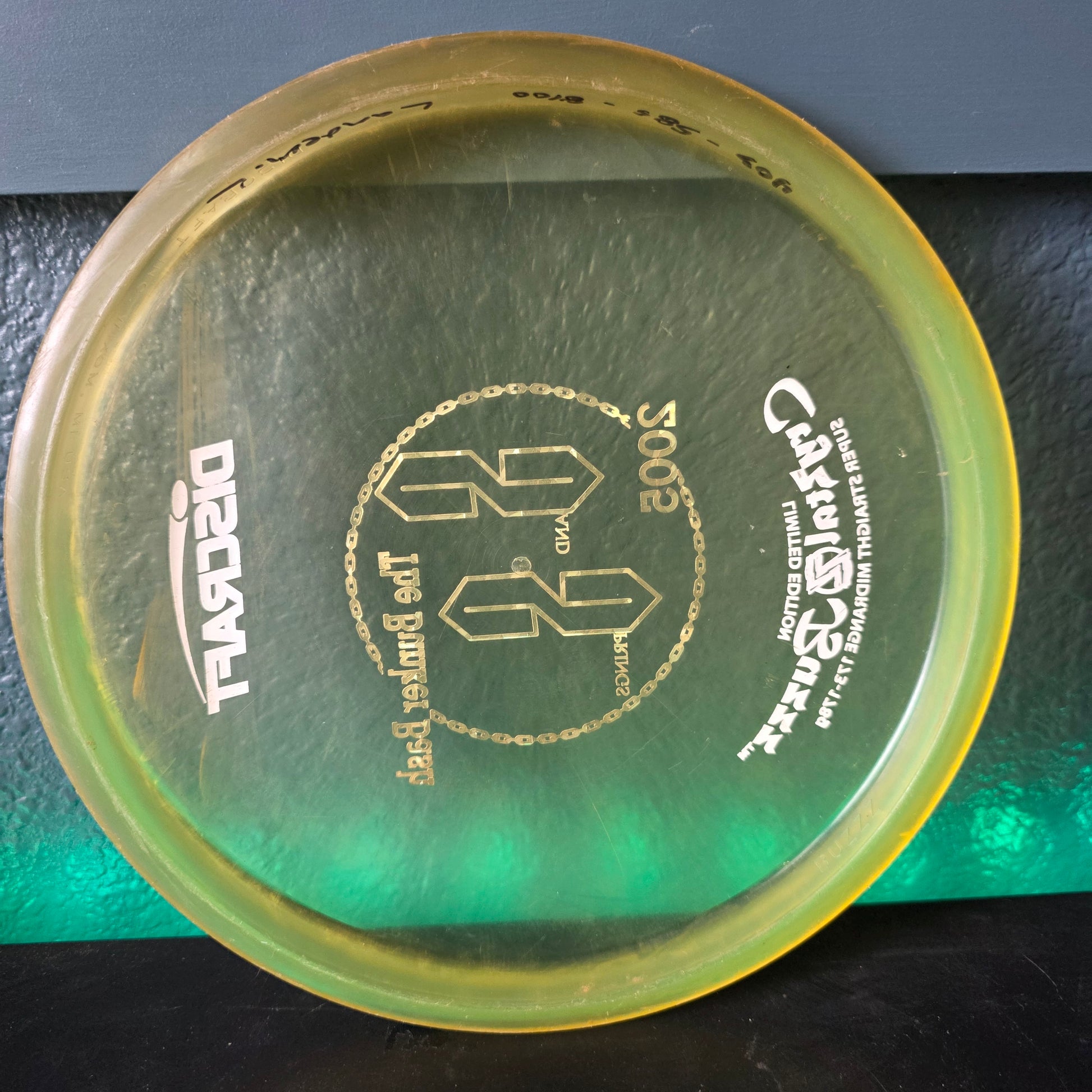 Limited edition Wixom tooled Discraft CryZtal Z Buzzz 176g 7/10 rim ink 2005 super rare