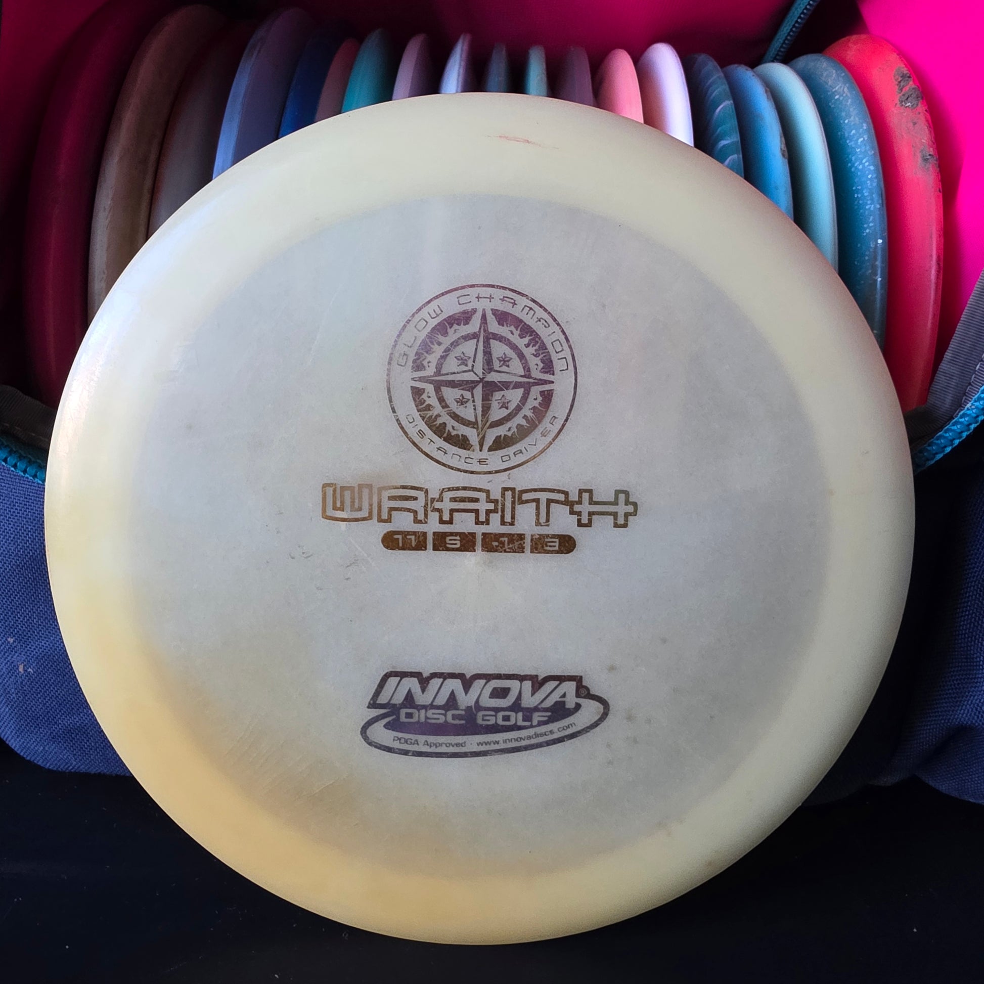 Penned Innova Glow Champion mini protostar stamp 175g 8/10