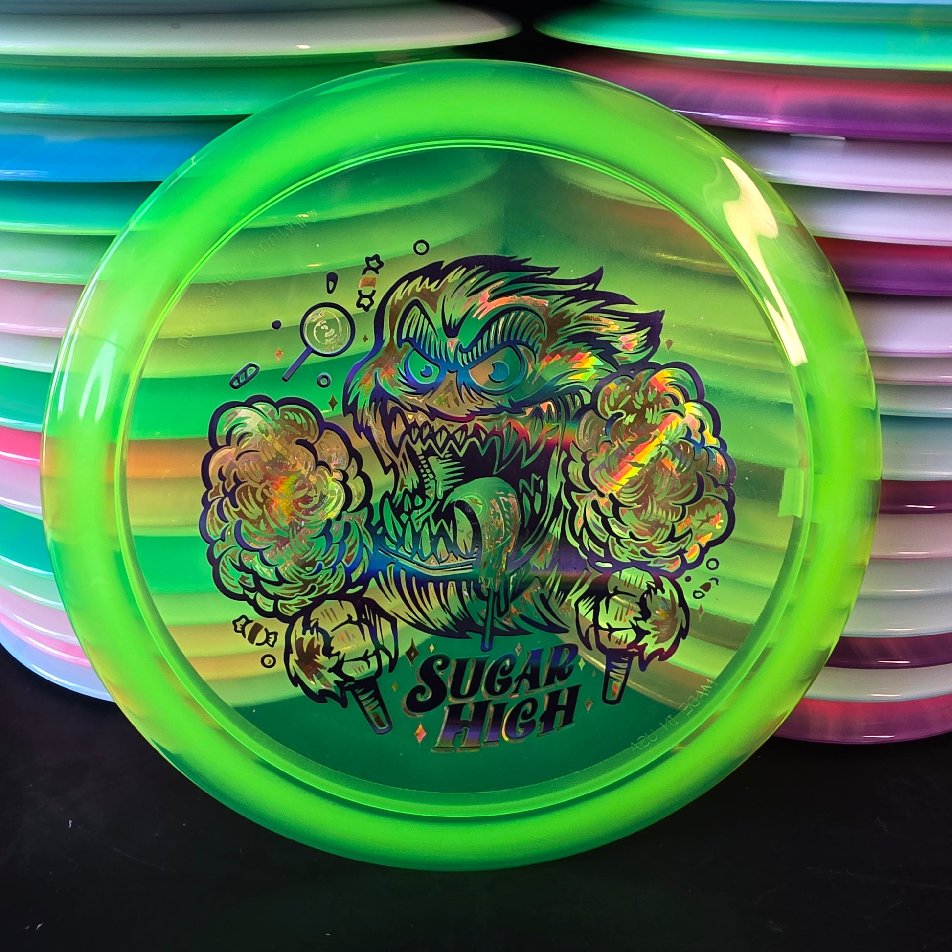 Innova FLAT TOP Champion Firebird 173-5g Sugar High 2-Foil Stamp