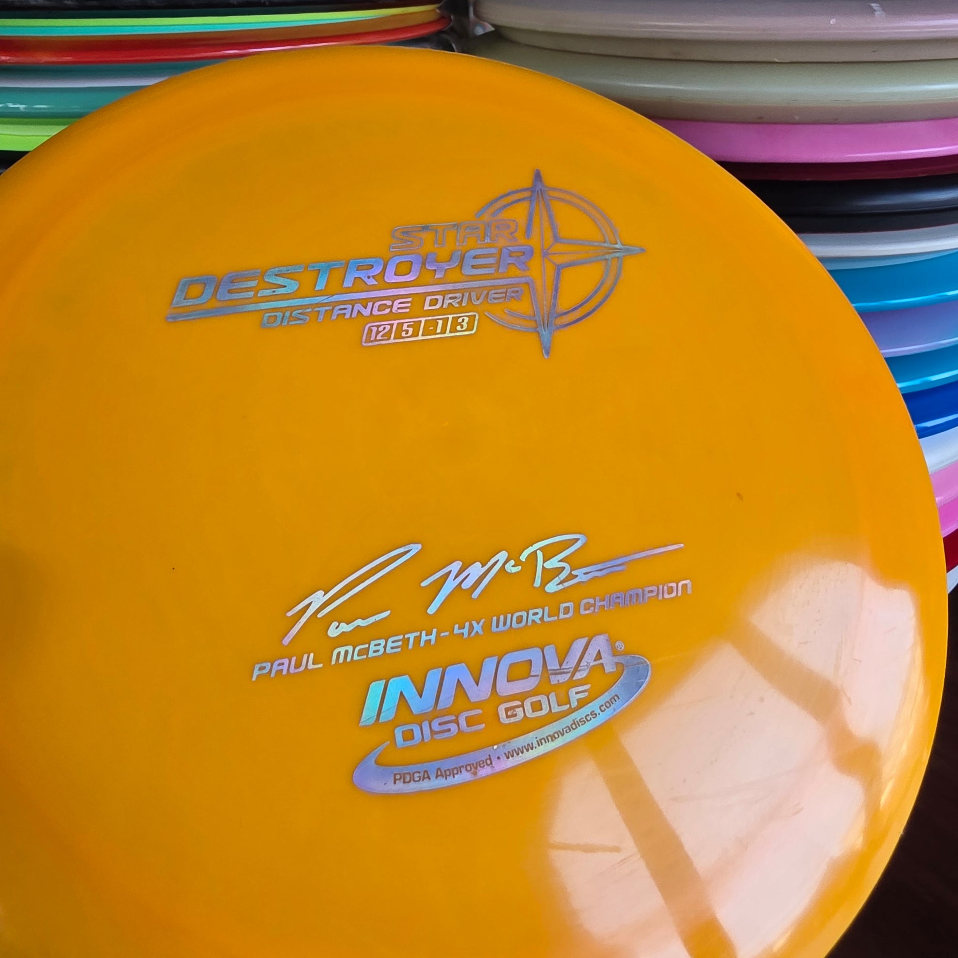Paul Mcbeth 4x Innova Star Destroyer 8/10 173g inked
