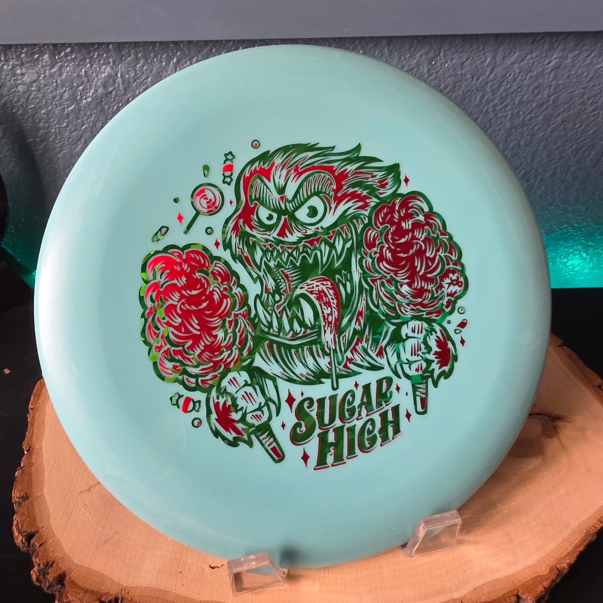 Rare Penned Color Glow Yeti Pro Aviars Sugar High 2-Foil stamp